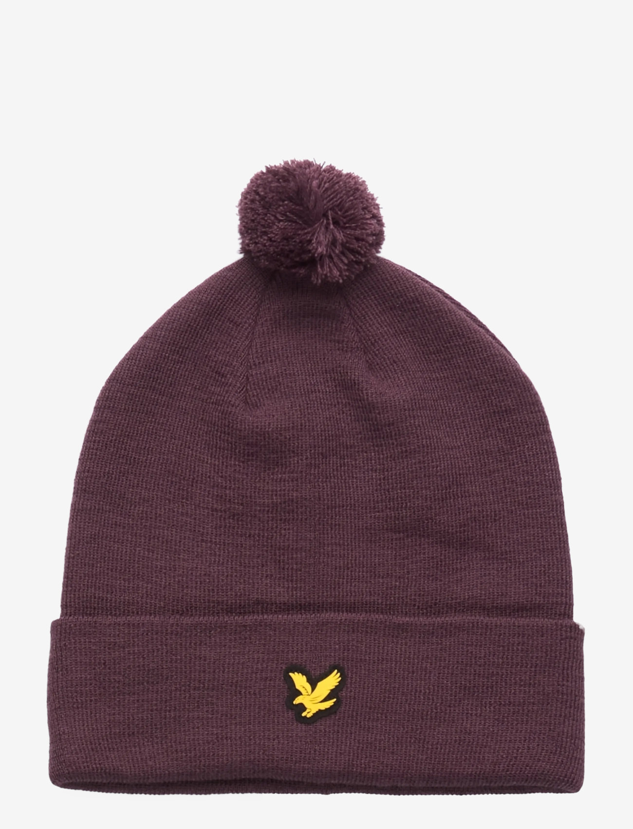 Lyle & Scott Sport - Golf Merino Blend Beanie - beanies - z292 berry - 0