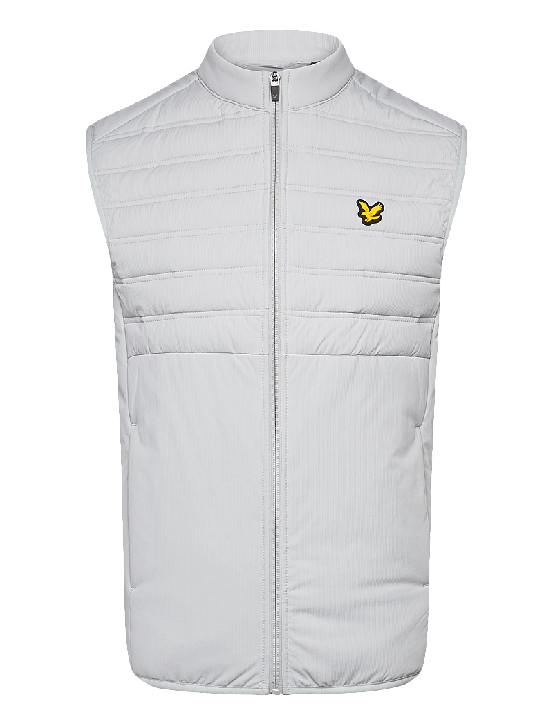 Lyle & Scott Sport - Hybrid Double Baffle Gilet - kamizelki - z04 pebble - 1