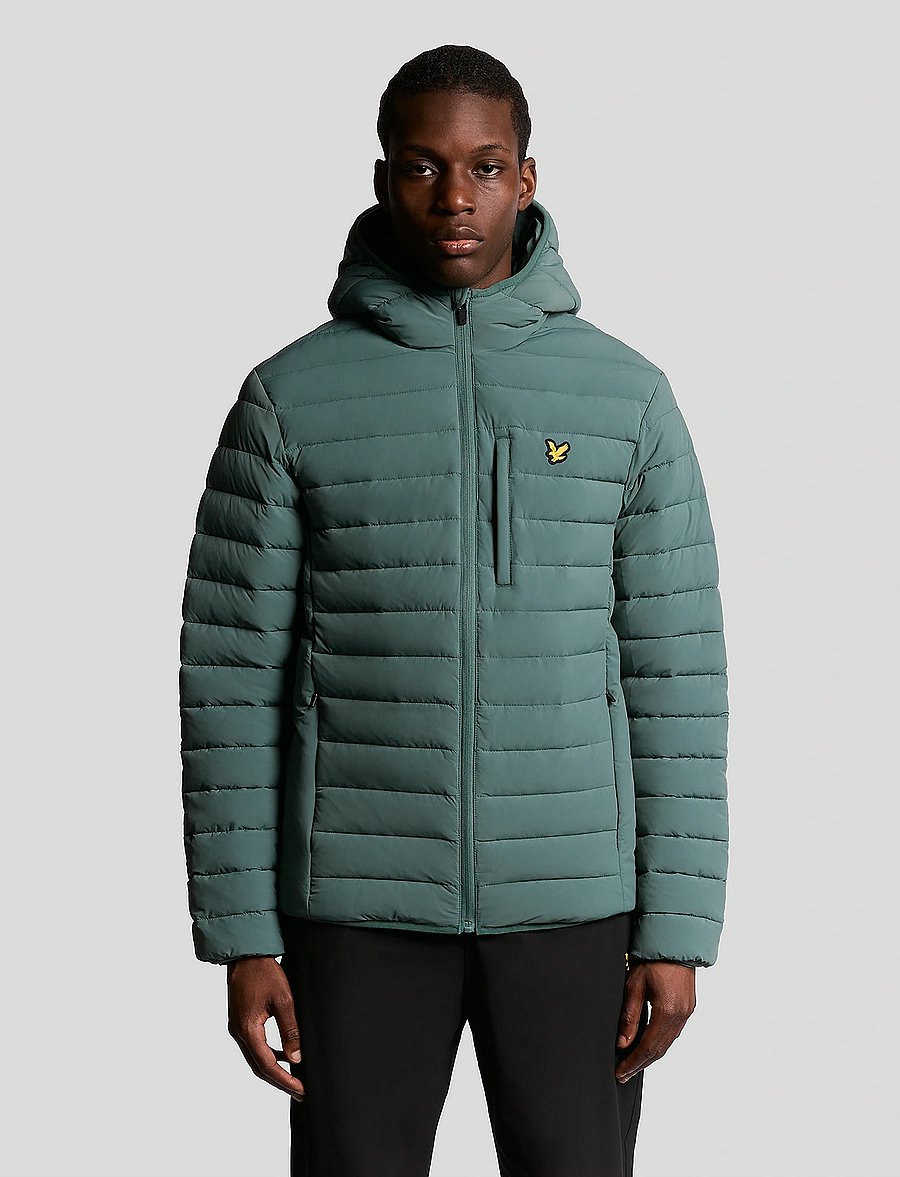 Lyle & Scott Sport - Stretch Lightweight Quilted Jacket - daunenjacken - x858 silver pine - 0