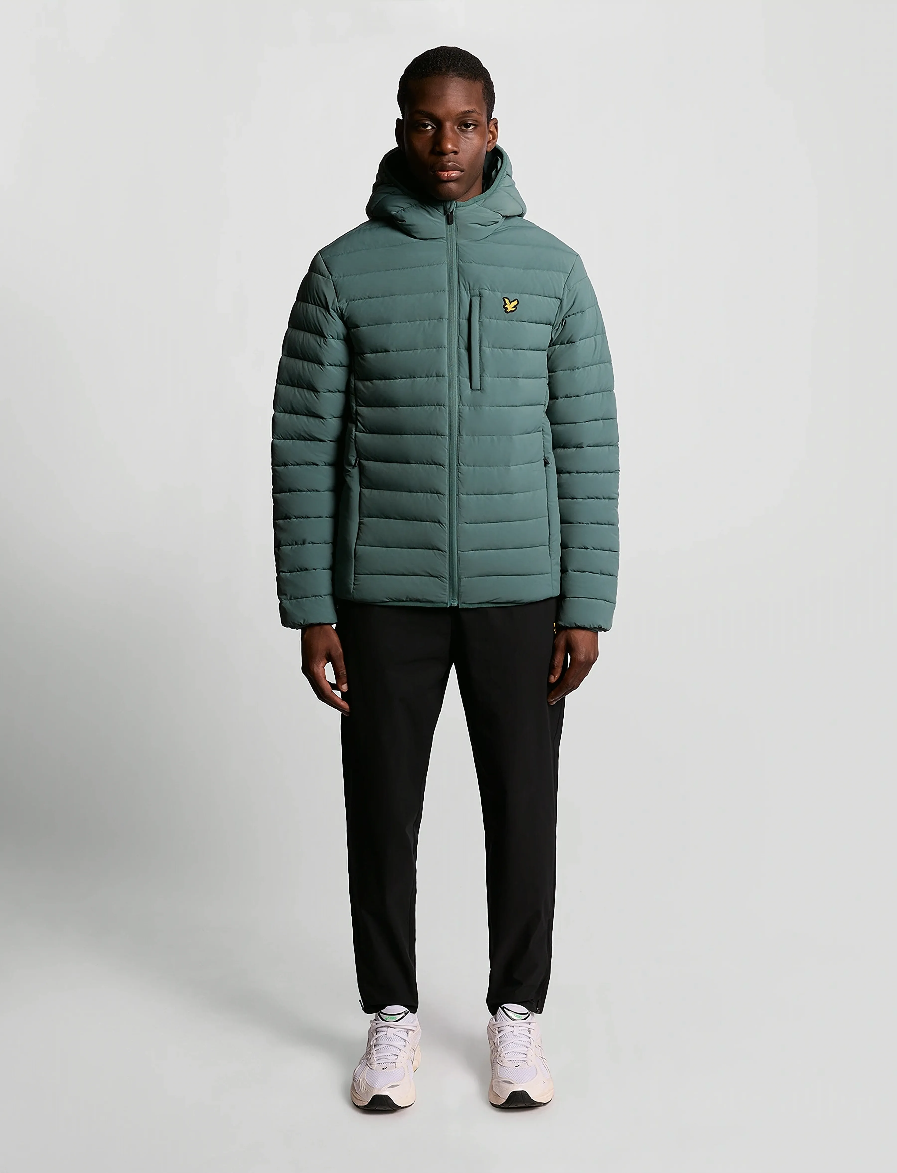 Lyle & Scott Sport - Stretch Lightweight Quilted Jacket - daunenjacken - x858 silver pine - 4
