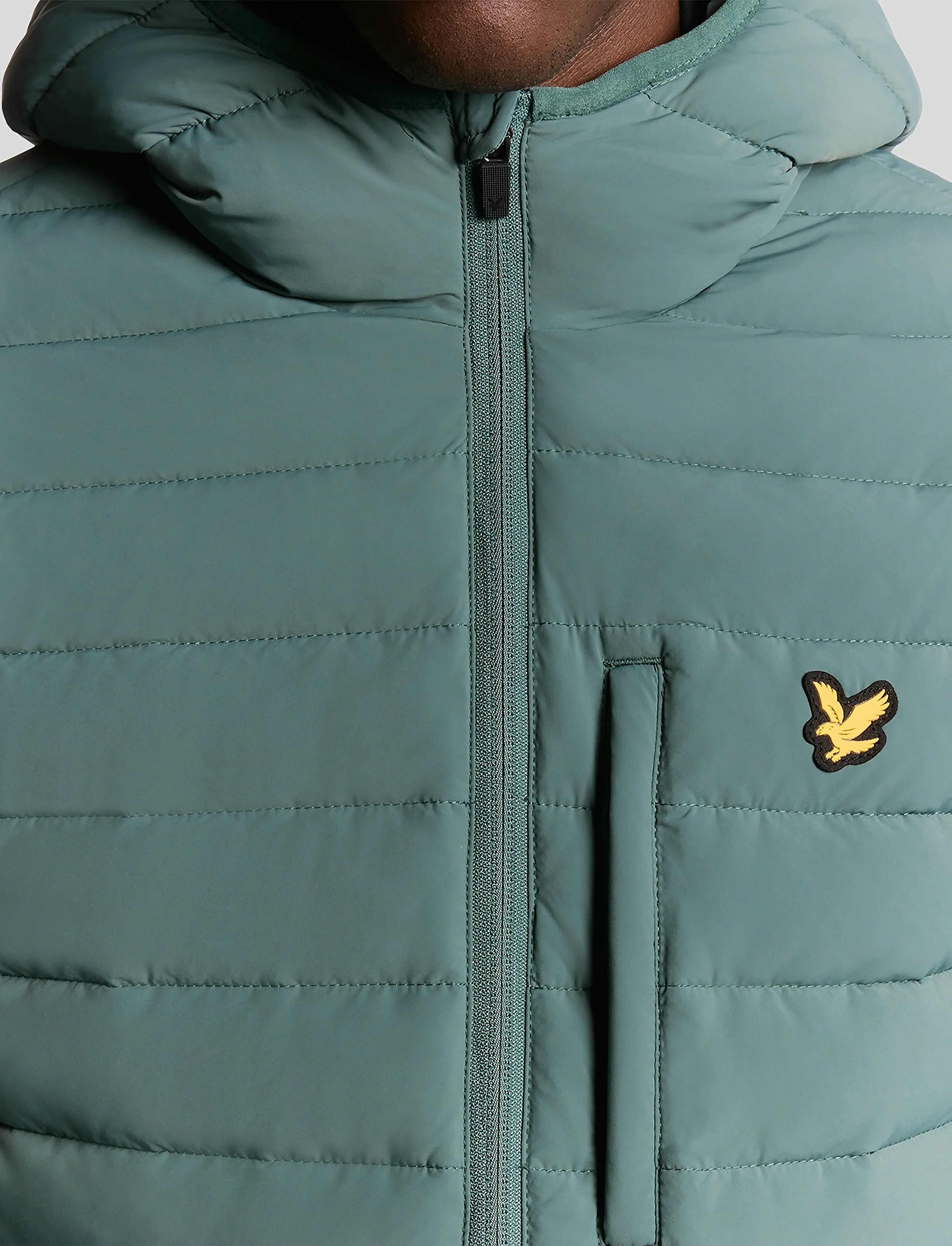 Lyle & Scott Sport - Stretch Lightweight Quilted Jacket - daunenjacken - x858 silver pine - 5