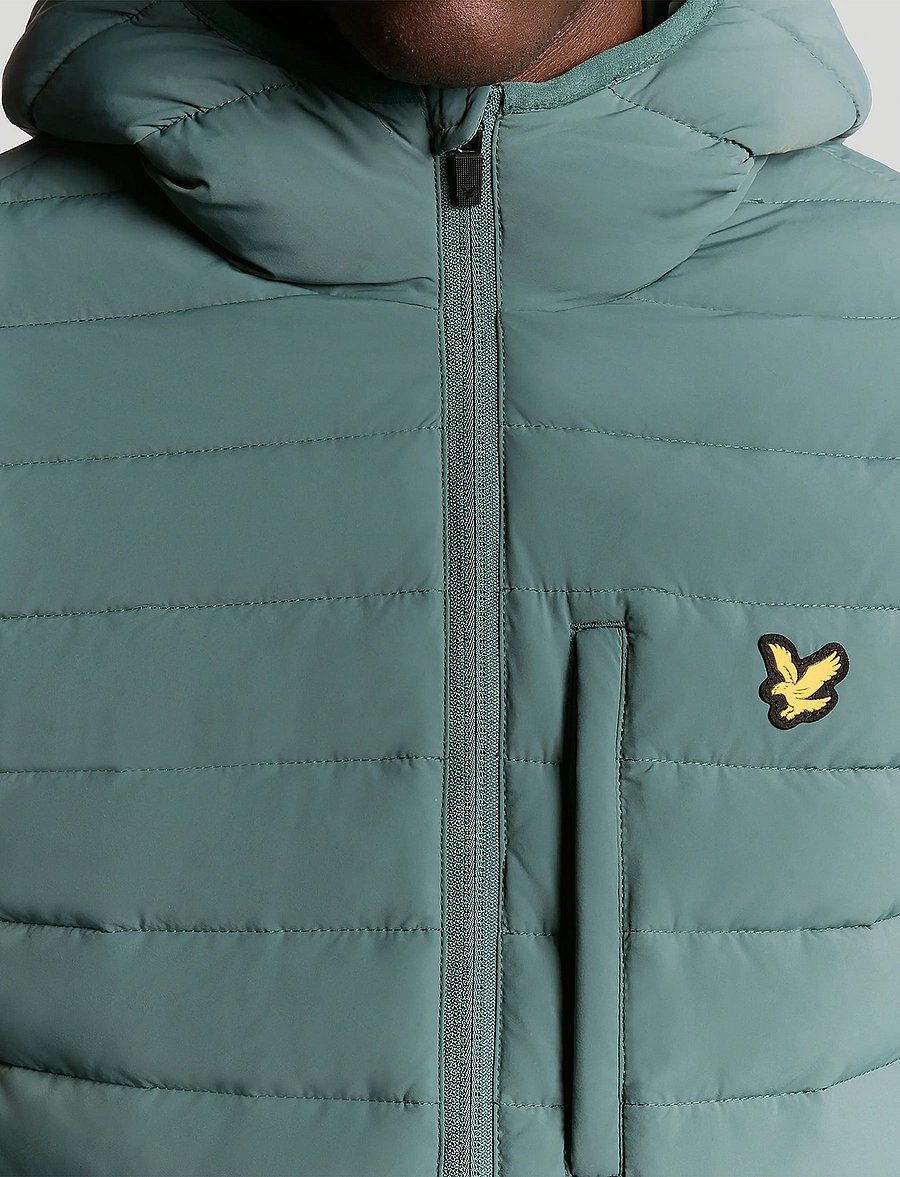 Lyle & Scott Sport - Stretch Lightweight Quilted Jacket - daunenjacken - x858 silver pine - 5