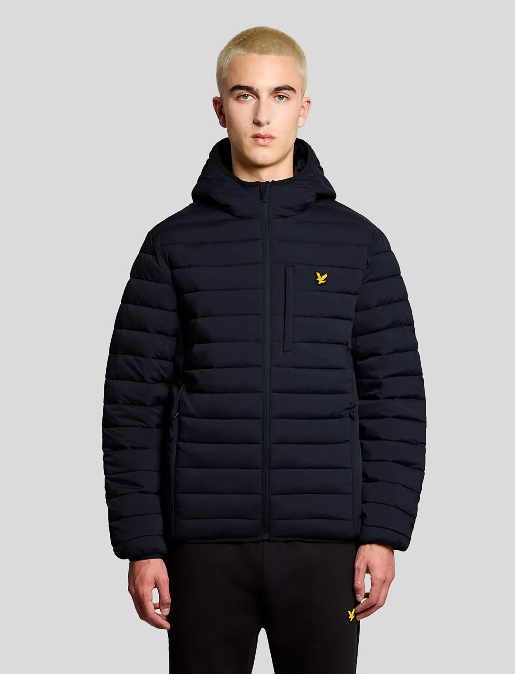 Lyle & Scott Sport - Stretch Lightweight Quilted Jacket - sulejoped ja voodriga joped - z271 dark navy - 0