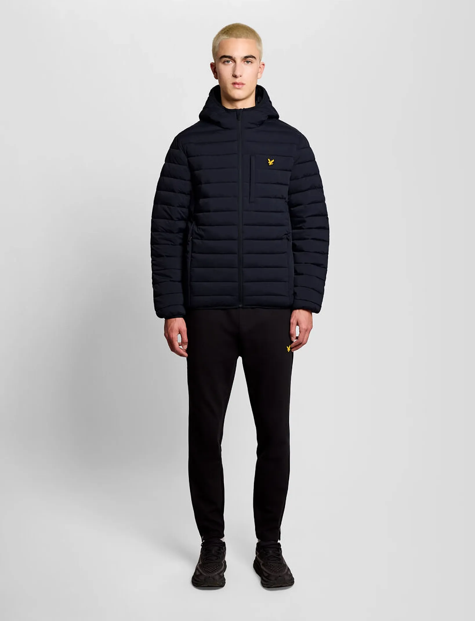 Lyle & Scott Sport - Stretch Lightweight Quilted Jacket - sulejoped ja voodriga joped - z271 dark navy - 4