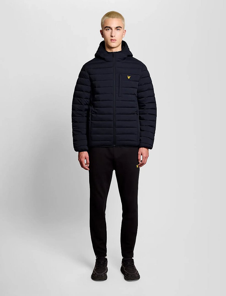Lyle & Scott Sport - Stretch Lightweight Quilted Jacket - sulejoped ja voodriga joped - z271 dark navy - 4