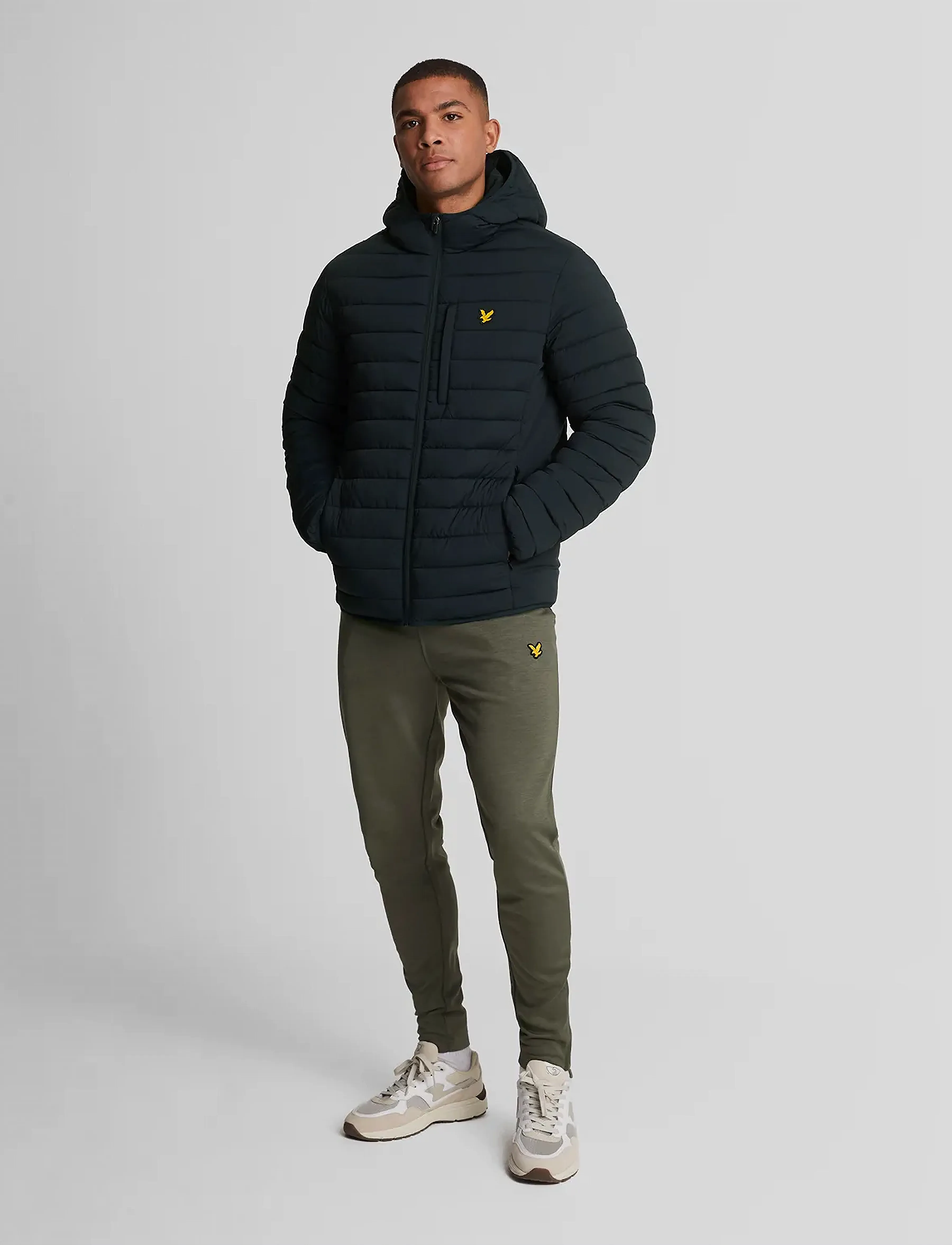 Lyle & Scott Sport - Stretch Lightweight Quilted Jacket - down jackets - z271 dark navy - 4