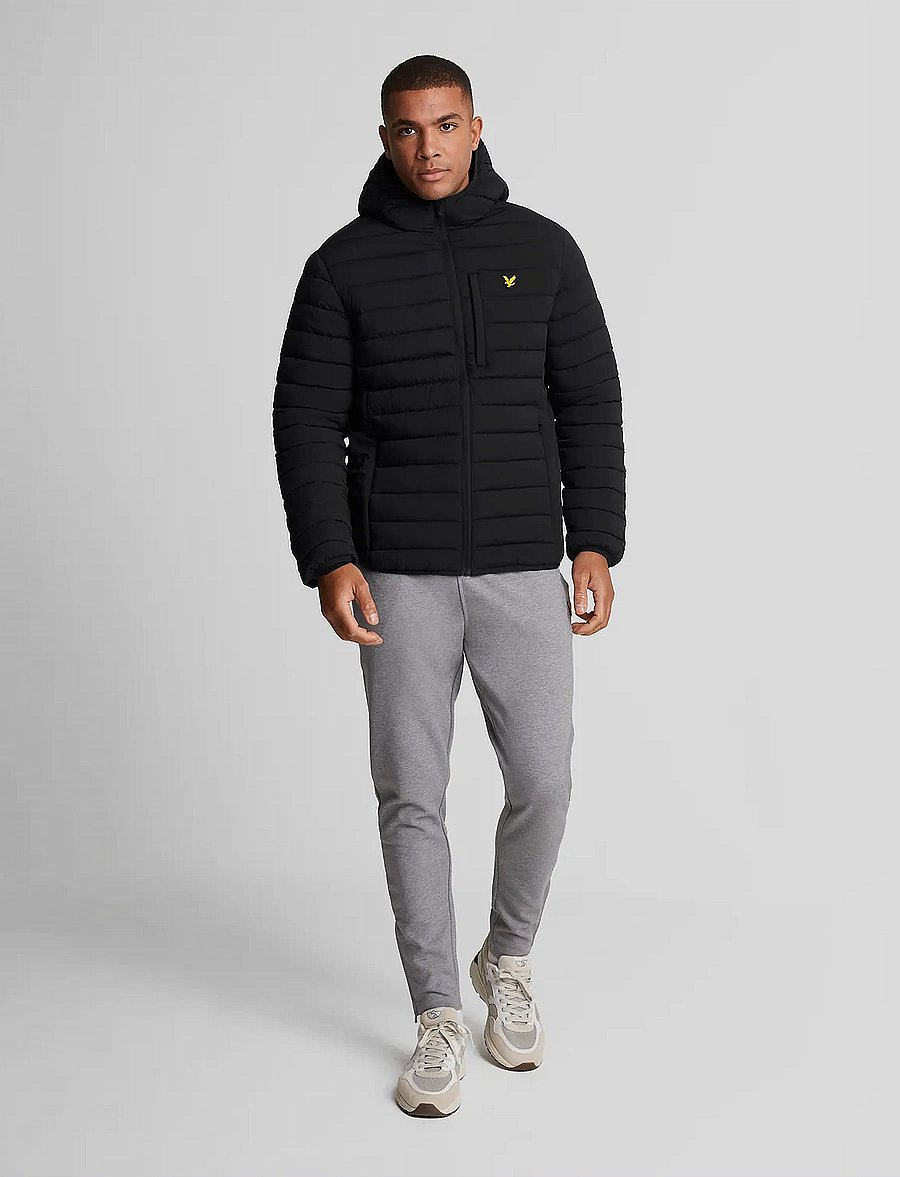 Lyle & Scott Sport - Stretch Lightweight Quilted Jacket - daunenjacken - z865 jet black - 4
