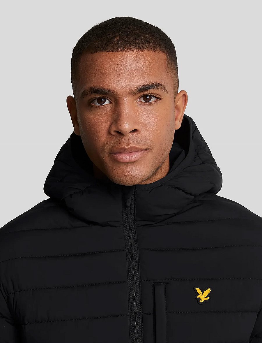 Lyle & Scott Sport - Stretch Lightweight Quilted Jacket - daunenjacken - z865 jet black - 5