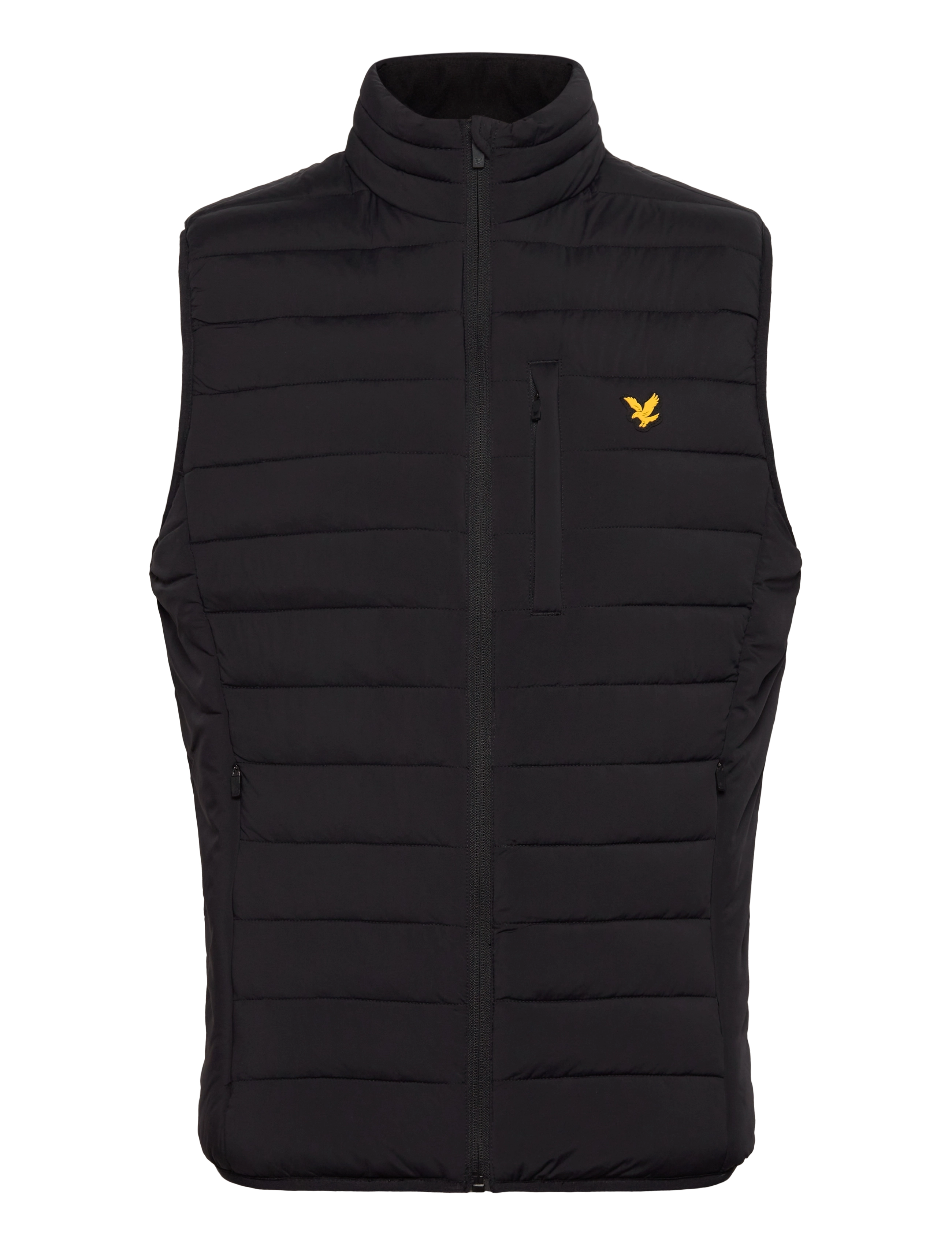 Lyle & Scott Sport Stretch Lightweight Quilted Gilet - Overtøj - Z865 JET BLACK / black