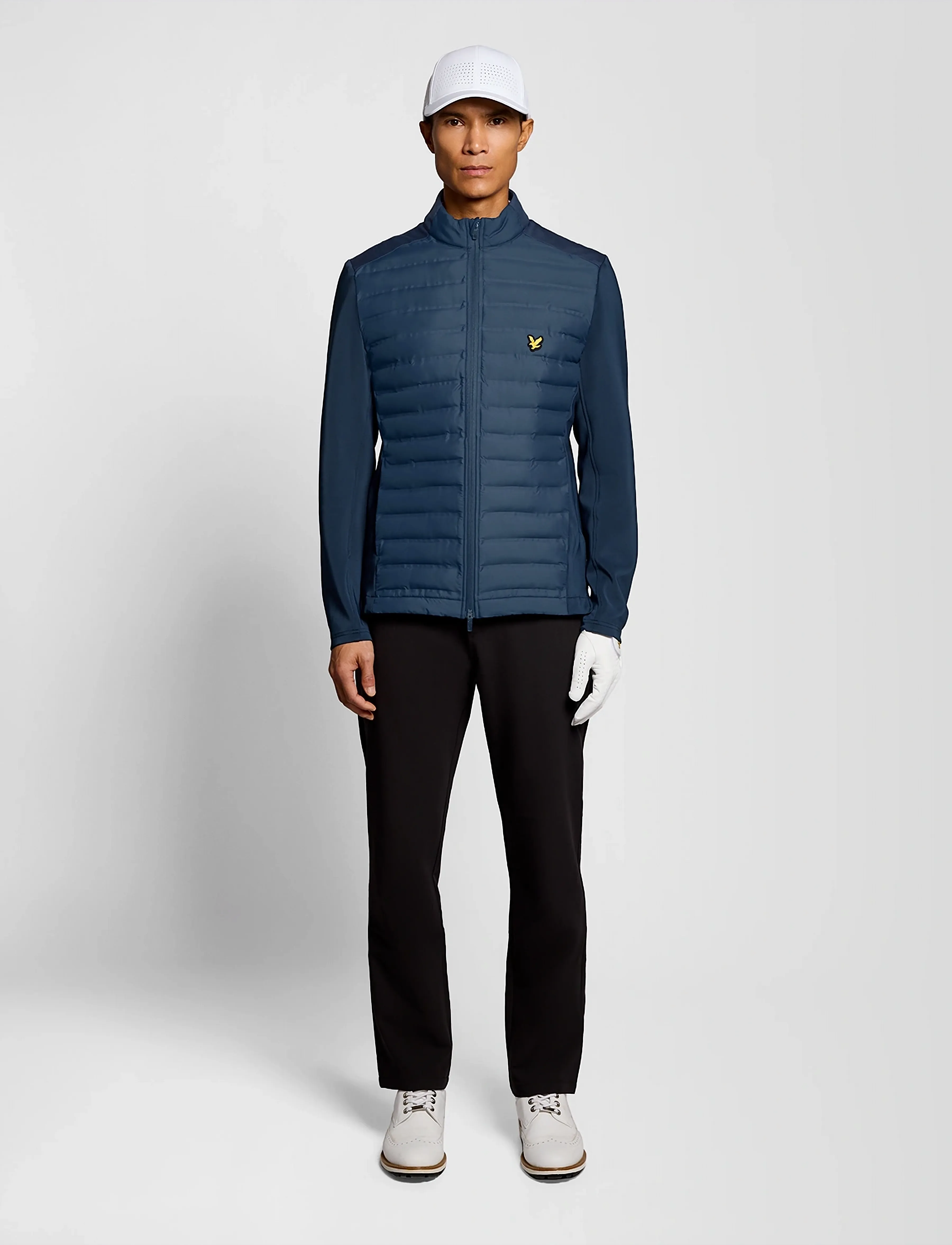 Lyle & Scott Sport - Hybrid Quilted Full Zip Golf Jacket - golfjakker - ryder blue - 4