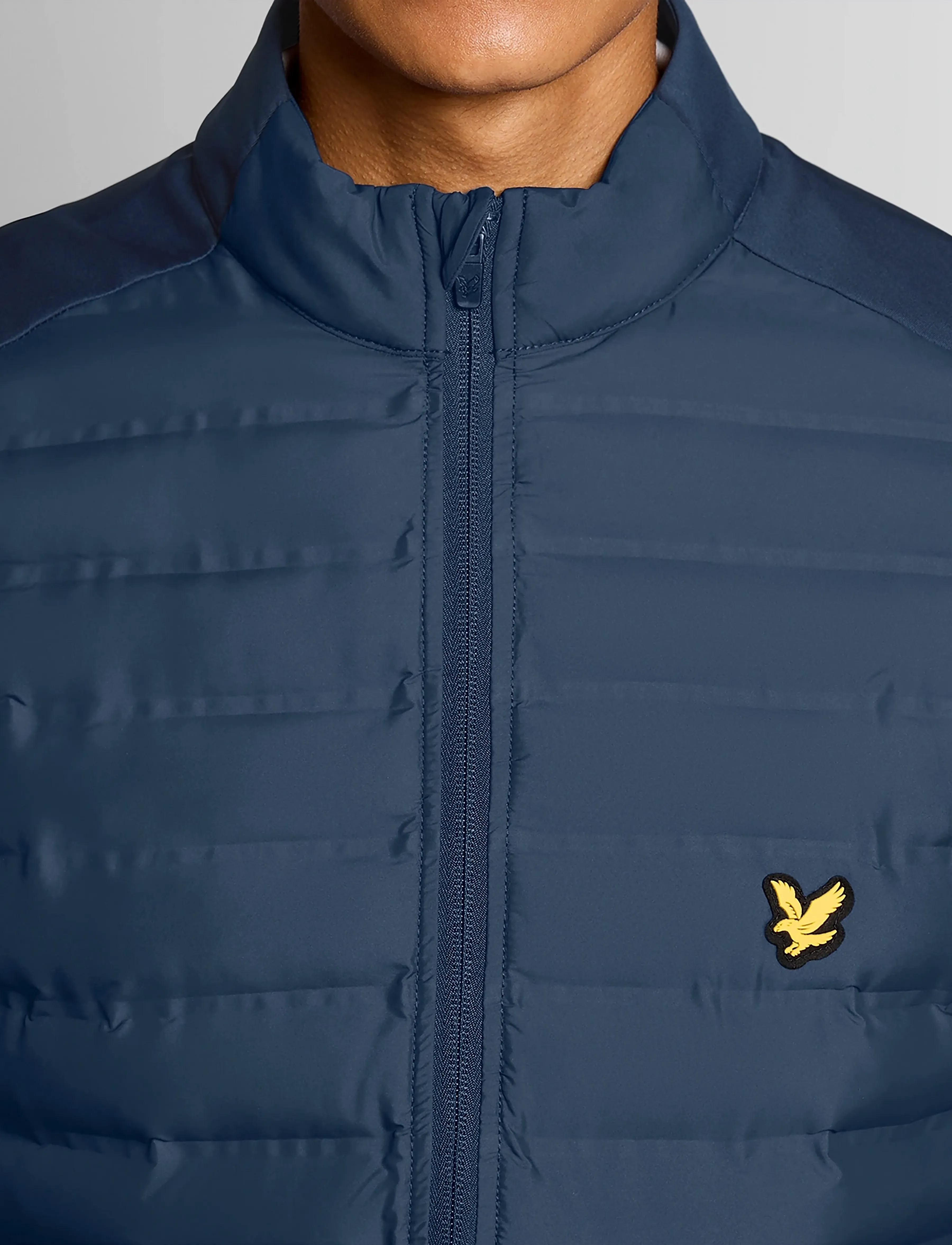 Lyle & Scott Sport - Hybrid Quilted Full Zip Golf Jacket - golfjakker - ryder blue - 5