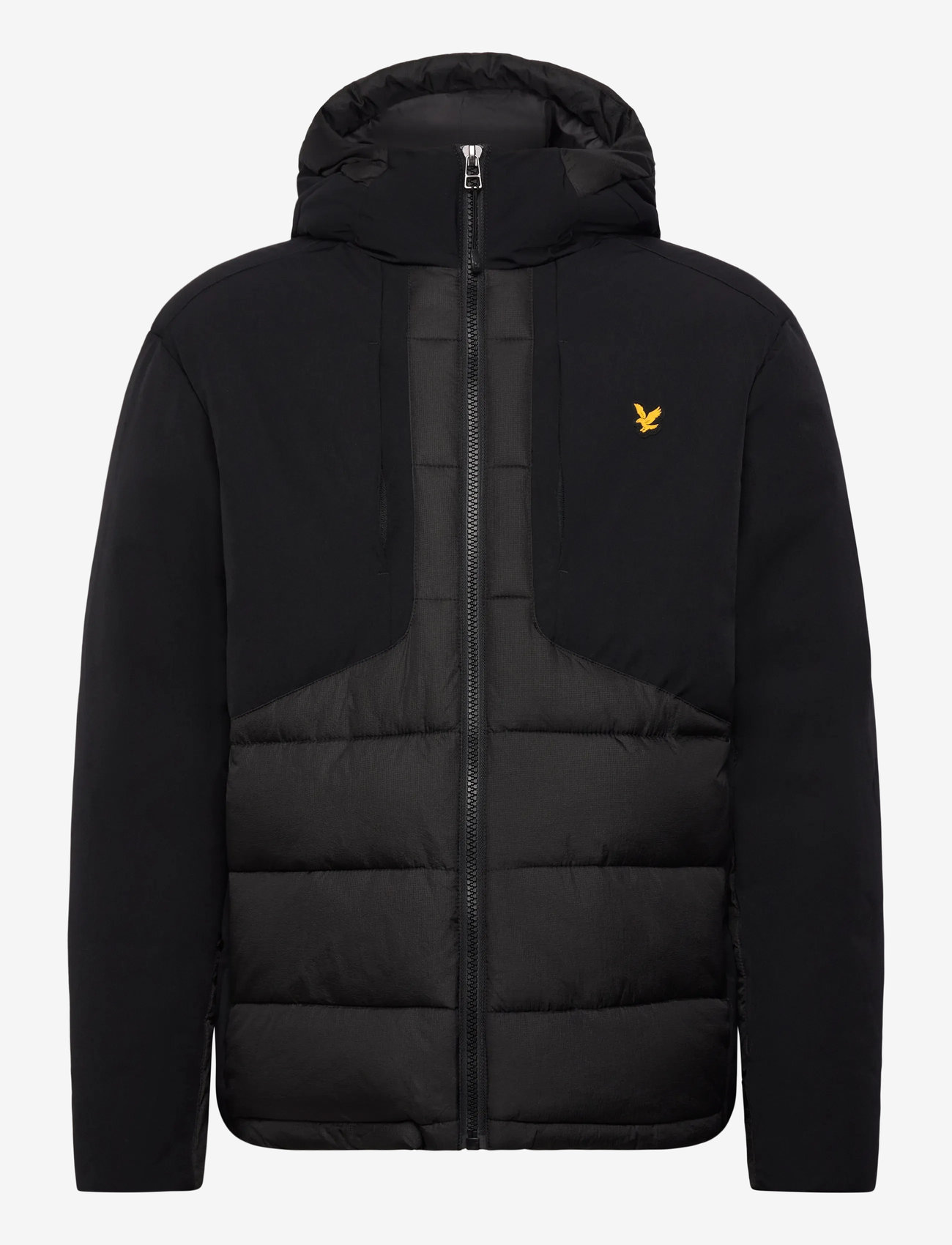 Lyle & Scott Sport - Wadded Hybrid Jacket - hybridjackor - z865 jet black - 1