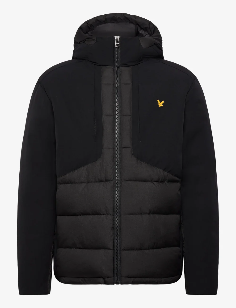 Lyle & Scott Sport - Wadded Hybrid Jacket - hybrid jackets  - z865 jet black - 1