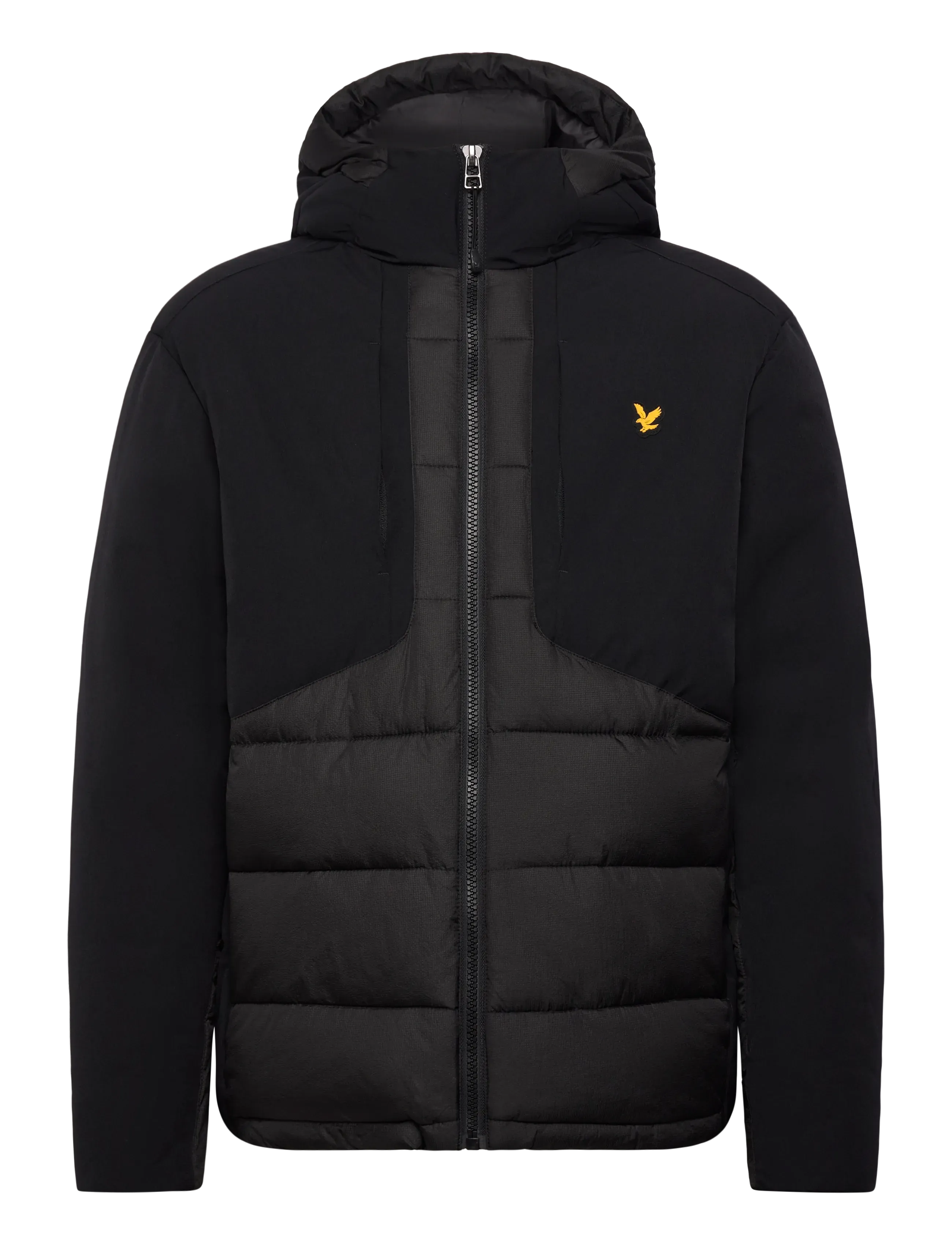 Lyle & Scott Sport Wadded Hybrid Jacket - Lyle & Scott Sport - Z865 JET BLACK / black