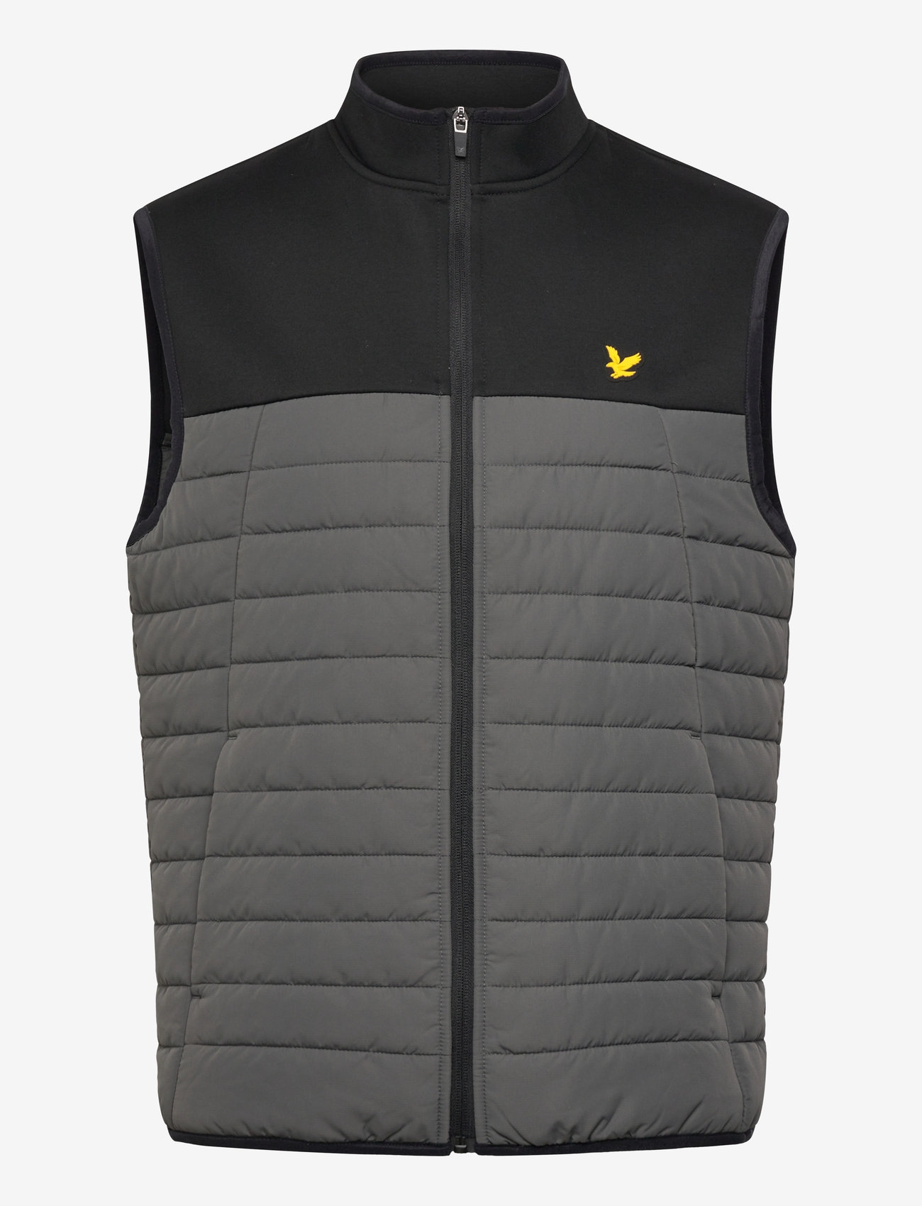 Lyle & Scott Sport - Sports Fleece Hybrid Gilet - vestid - x617 jet black/ granite - 1
