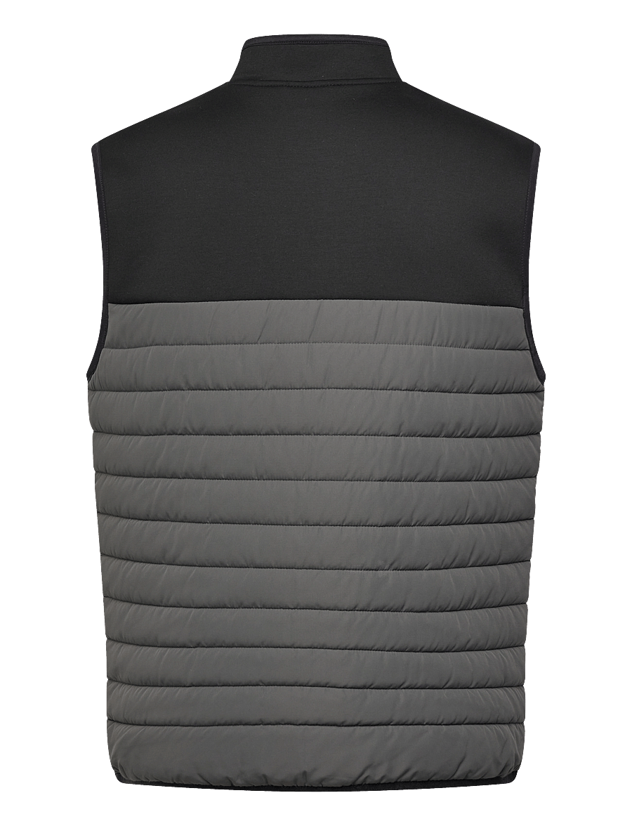 Lyle & Scott Sport - Sports Fleece Hybrid Gilet - gilets sans manches - x617 jet black/ granite - 2