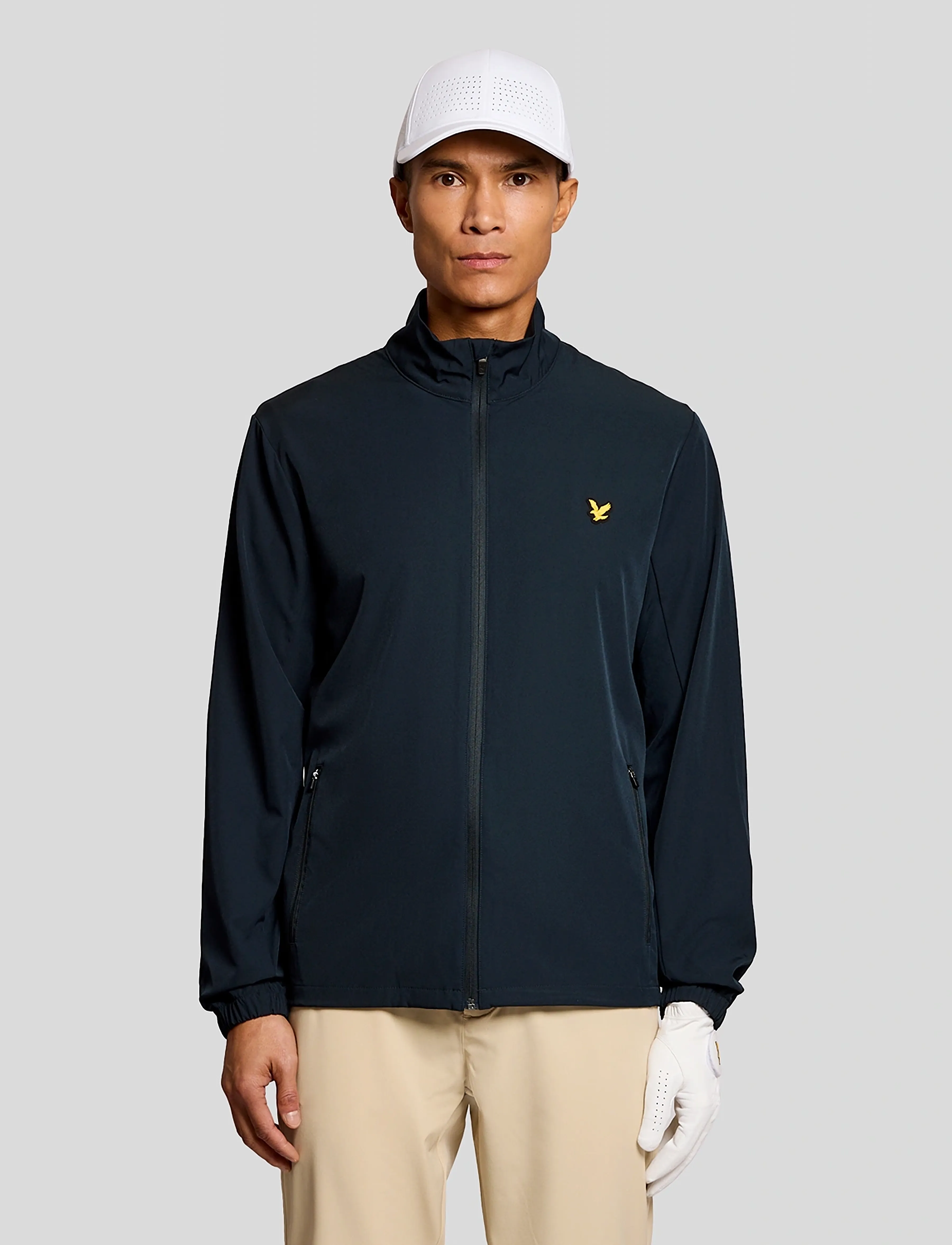 Lyle & Scott Sport Golf Packable Jacket, XXL, Navy, Sport Jackets > Sport Golf Jackets, Herre