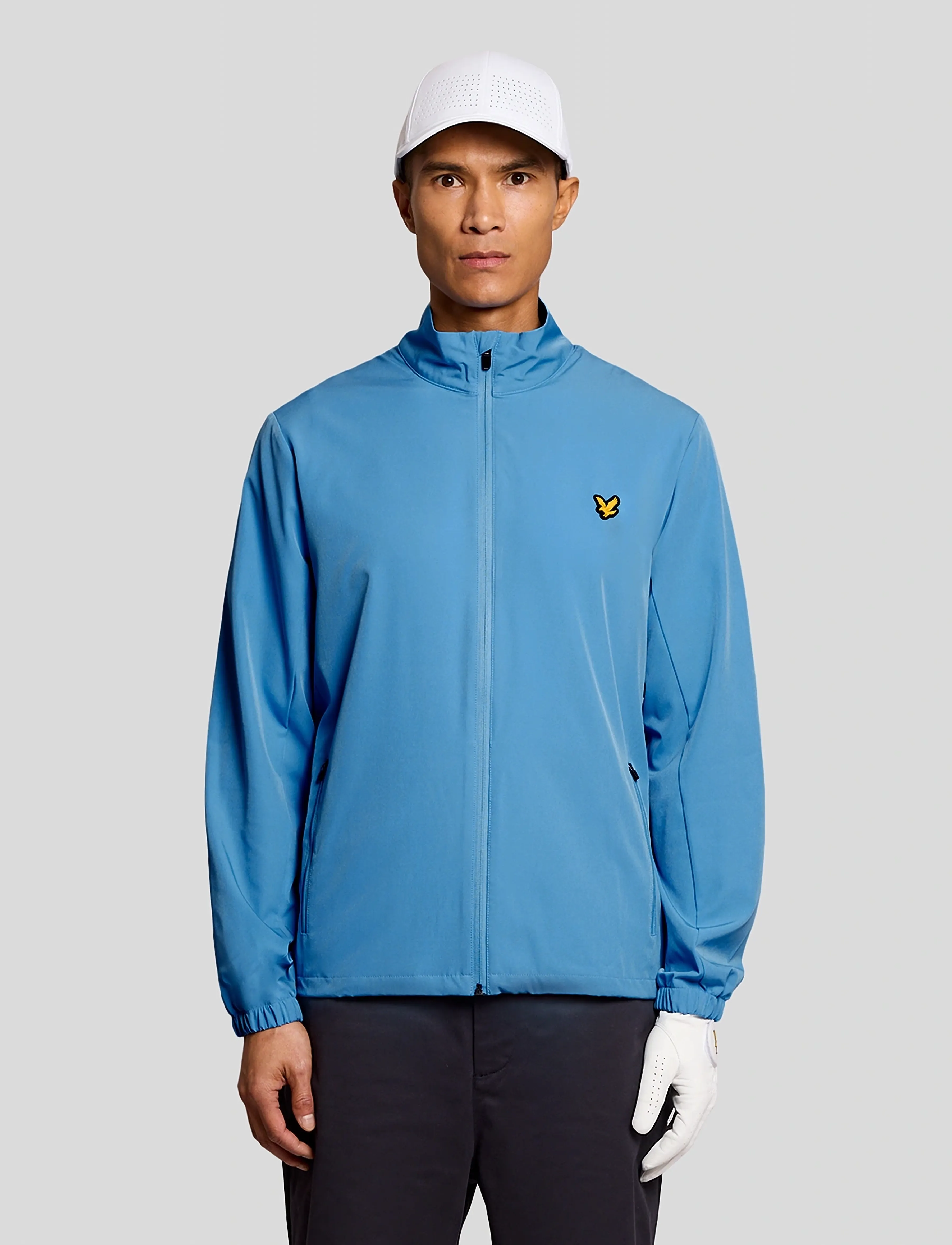 Lyle & Scott Sport Golf Packable Jacket, L, Blue, Sport Jackets > Sport Golf Jackets, Herre