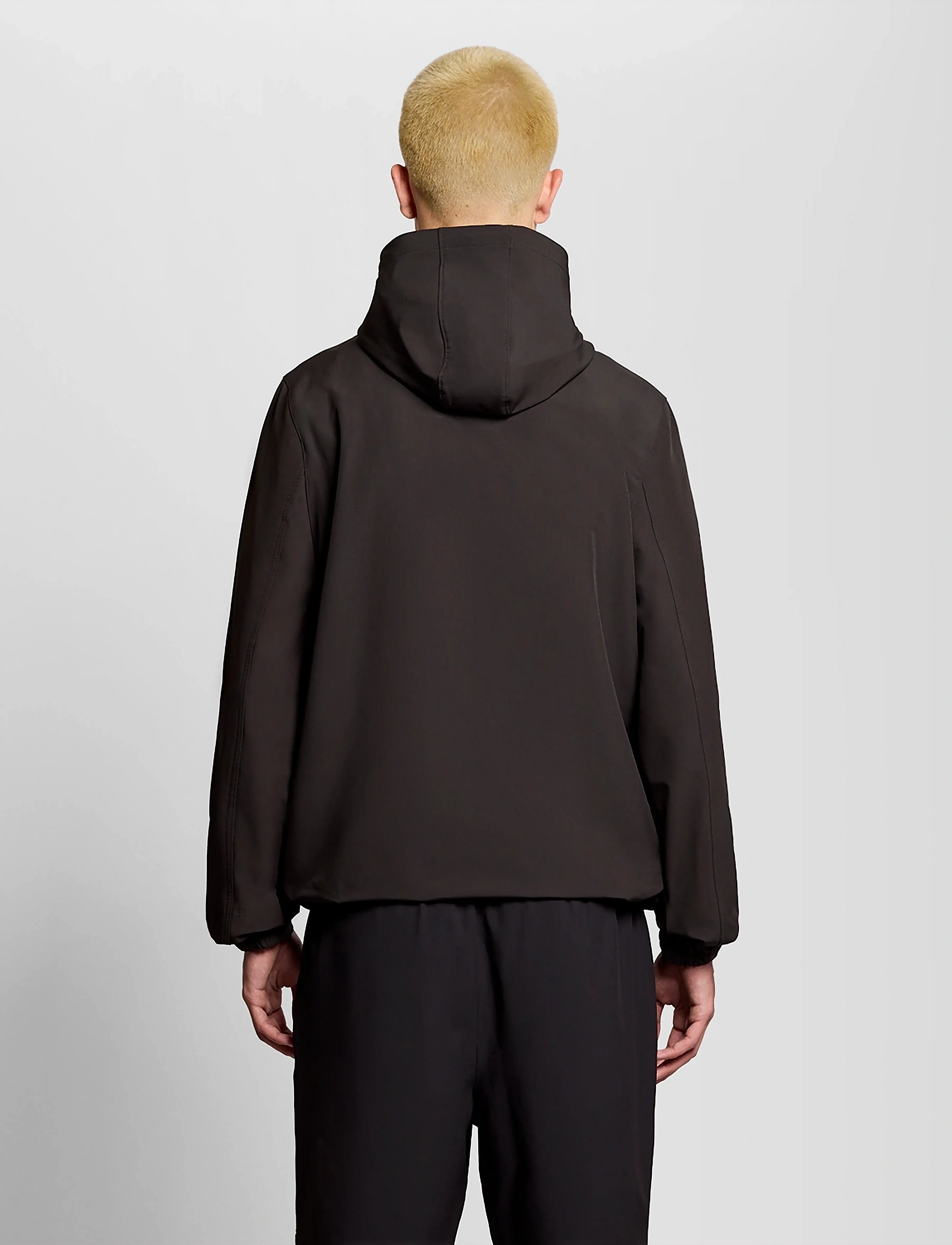 Lyle & Scott Sport - Branded Hooded Jacket - friluftsjakker - jet black - 3