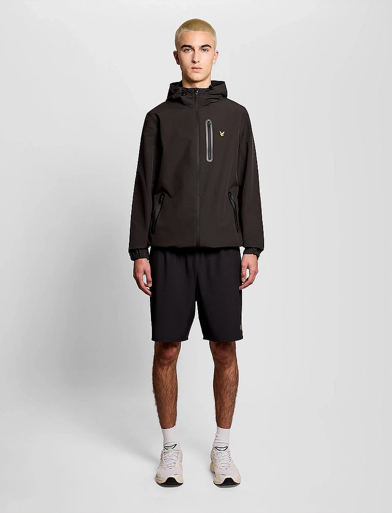 Lyle & Scott Sport - Branded Hooded Jacket - outdoor jacken - jet black - 4