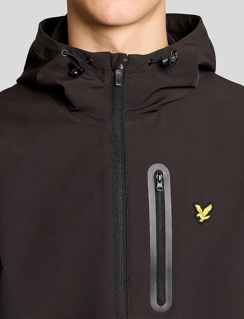 Lyle & Scott Sport - Branded Hooded Jacket - outdoor jacken - jet black - 5