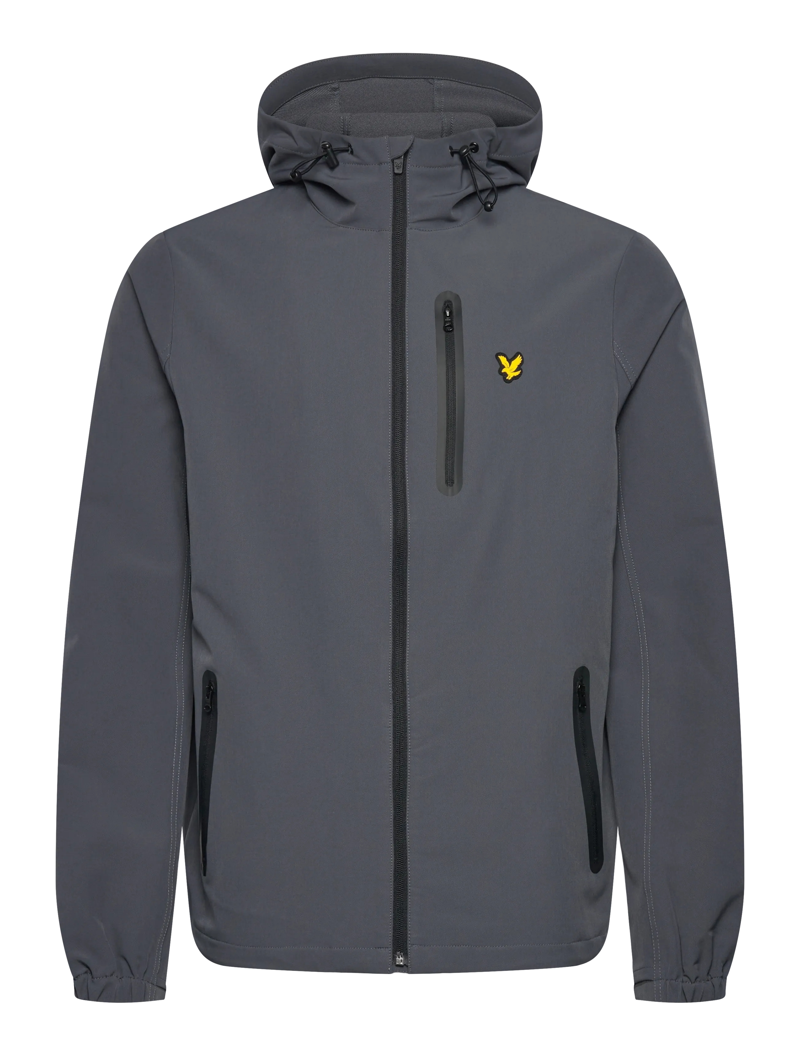 Lyle & Scott Sport Branded Hooded Jacket - Lyle & Scott Sport - TURBULENCE / grey