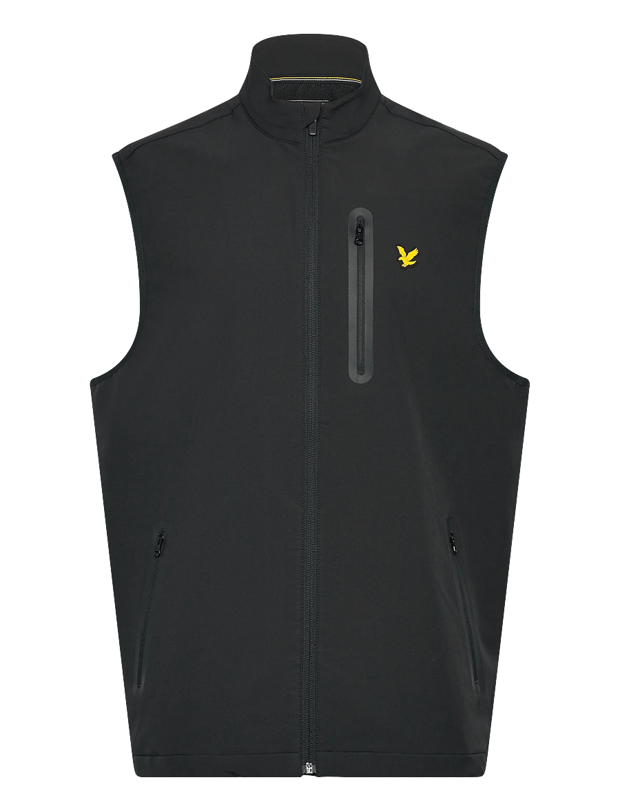 Lyle & Scott Sport - Branded Gilet - outdoor - jet black - 1