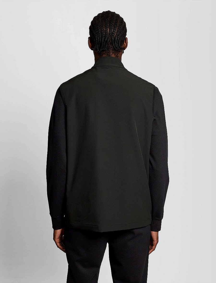 Lyle & Scott Sport - Branded Gilet - outdoor - jet black - 3