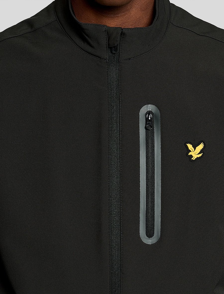 Lyle & Scott Sport - Branded Gilet - outdoor - jet black - 5
