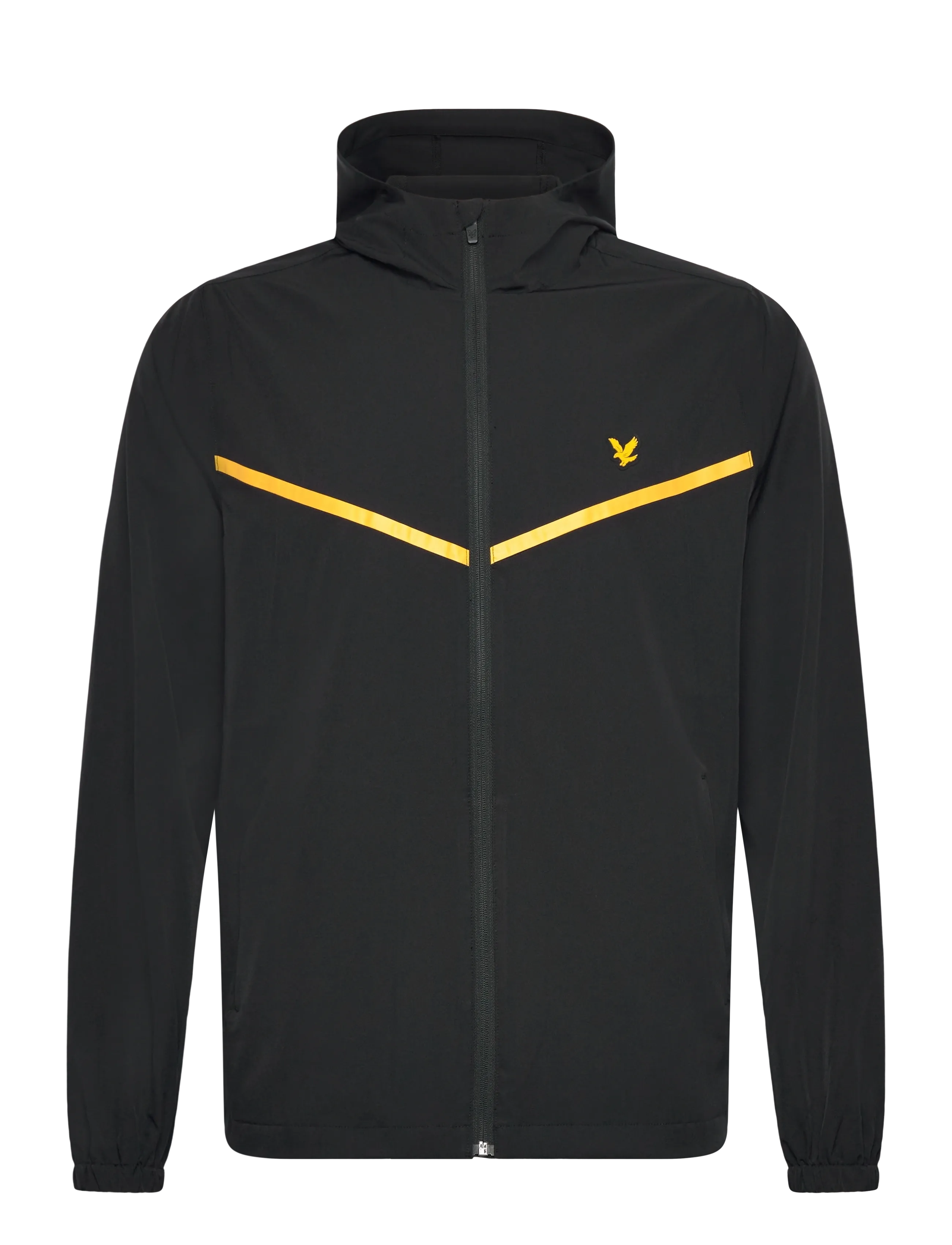 Lyle & Scott Sport Striped Track Jacket - Overtøj - JET BLACK / black