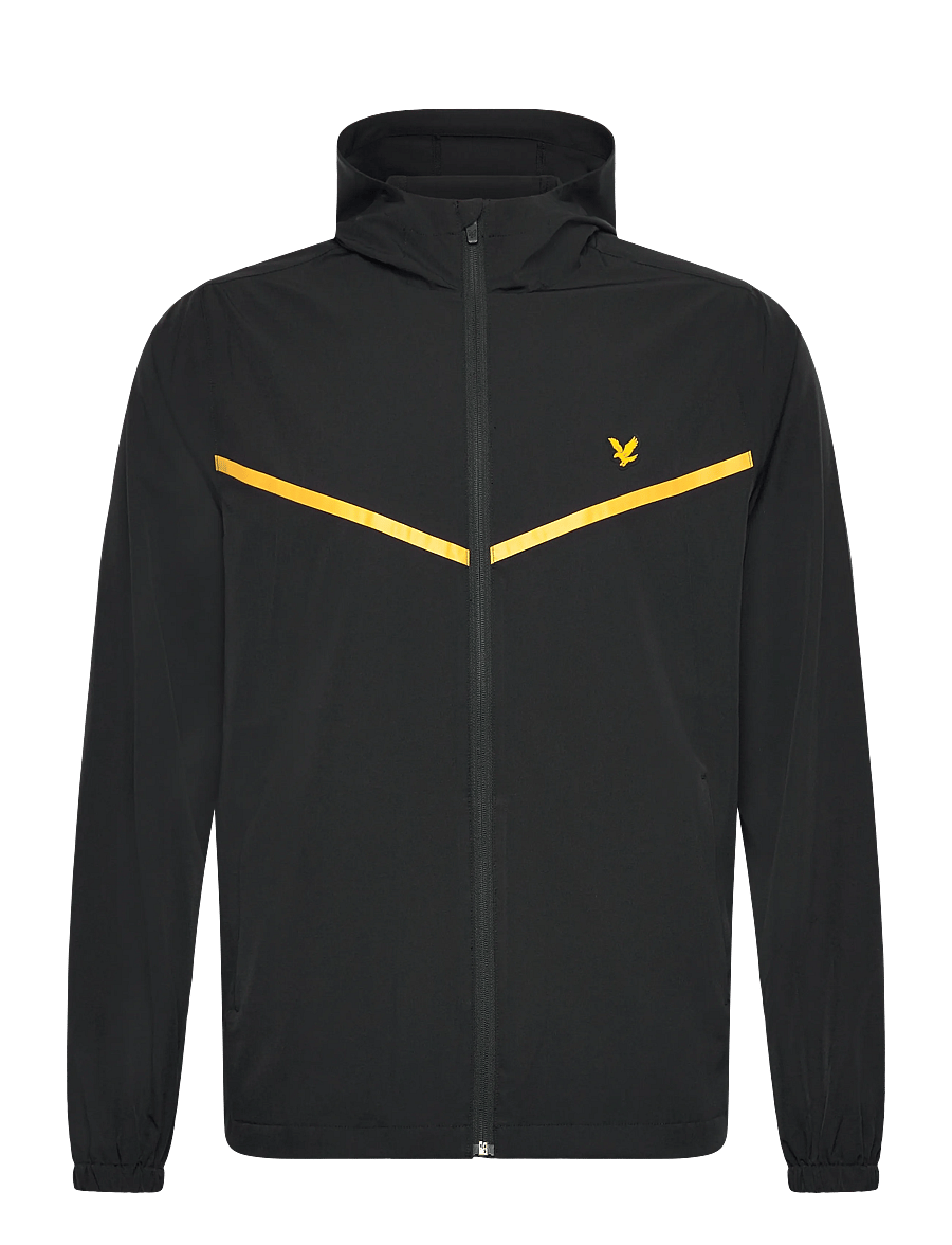 Lyle & Scott Sport - Striped Track Jacket - kurtki sportowe - jet black - 1