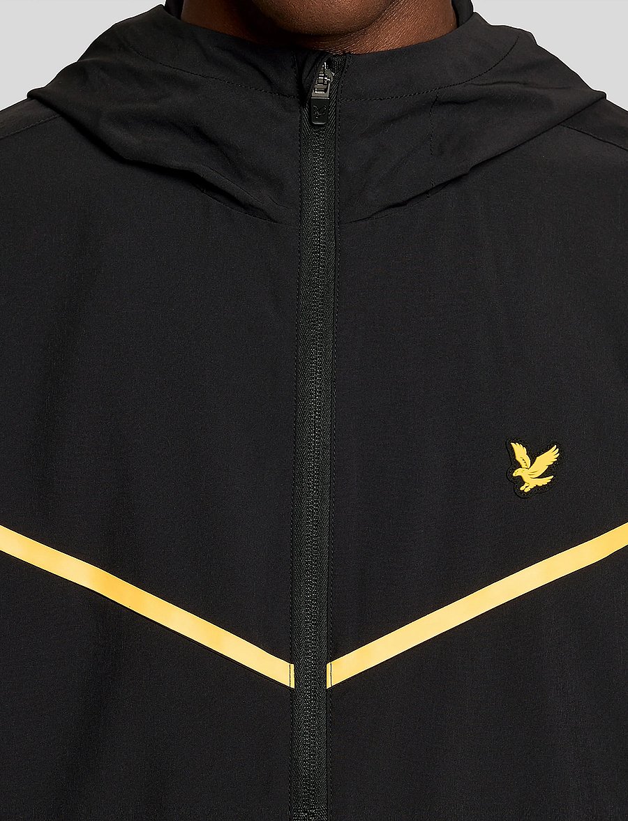 Lyle & Scott Sport - Striped Track Jacket - sportjackor - jet black - 5