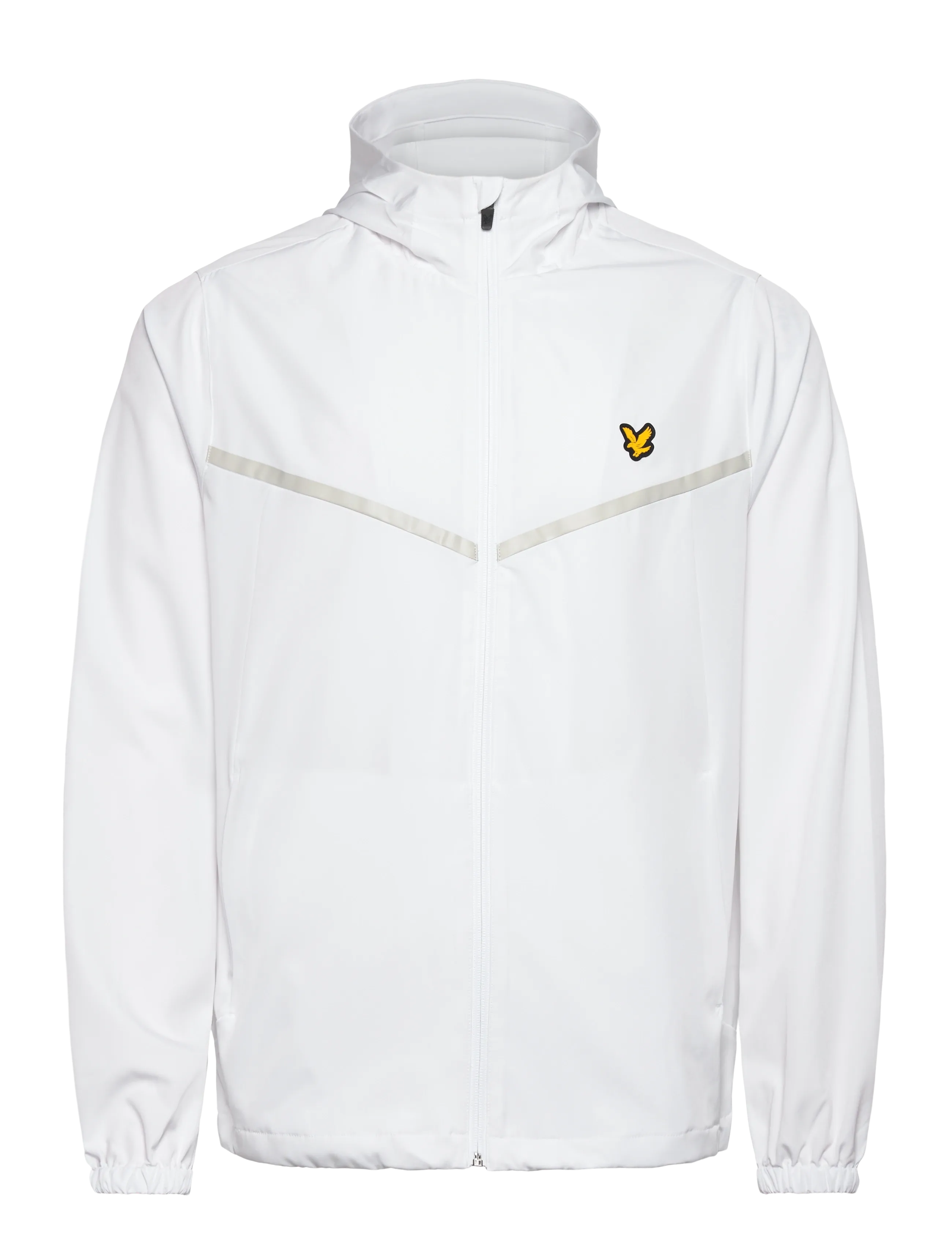 Lyle & Scott Sport Striped Track Jacket - Overtøj - WHITE / white