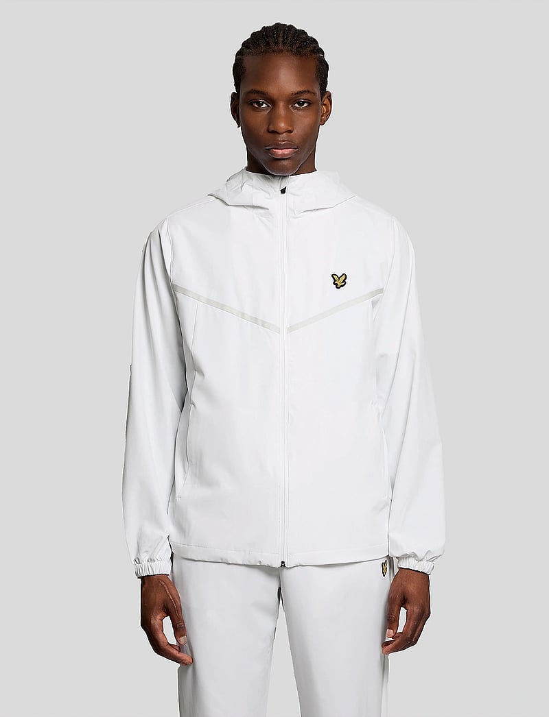 Lyle & Scott Sport - Striped Track Jacket - sportjacken - white - 0