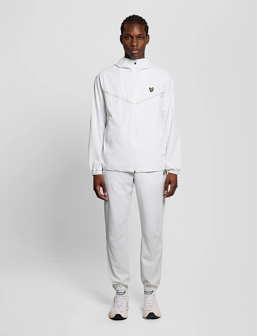 Lyle & Scott Sport - Striped Track Jacket - sportjackor - white - 4