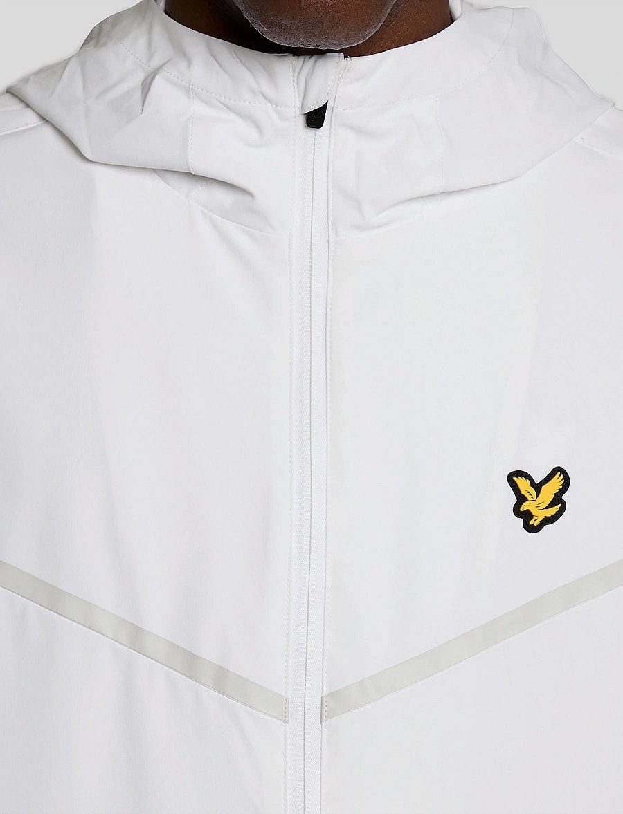 Lyle & Scott Sport - Striped Track Jacket - sportjackor - white - 5
