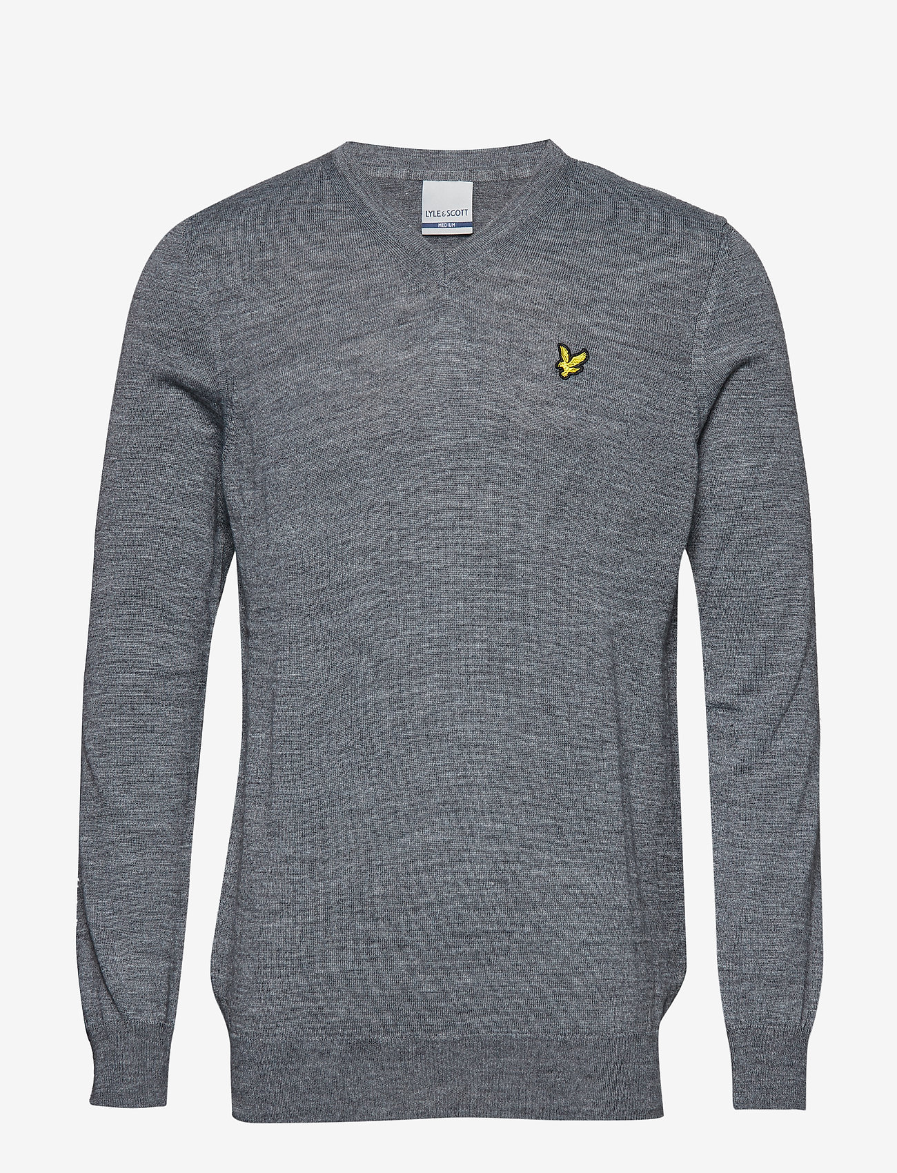 Lyle & Scott Sport - Golf V Neck Pullover - sweatshirts - mid grey marl - 1