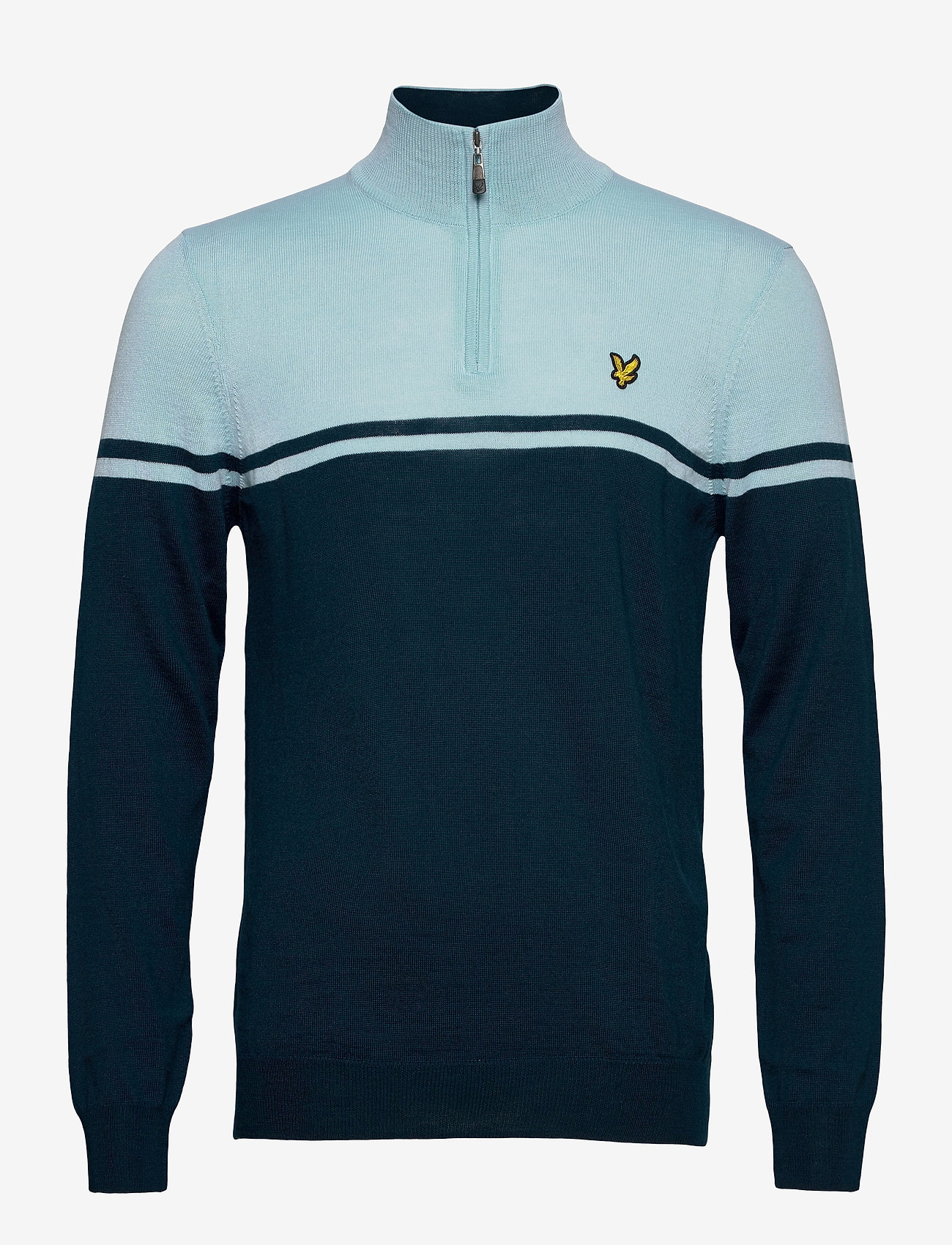 Lyle & Scott Sport - Croft 1/4 Zip Pullover - deep fjord - 0