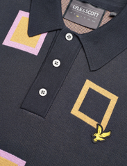 Lyle & Scott Sport - Square Knit Polo - sweatshirts - z271 dark navy - 6