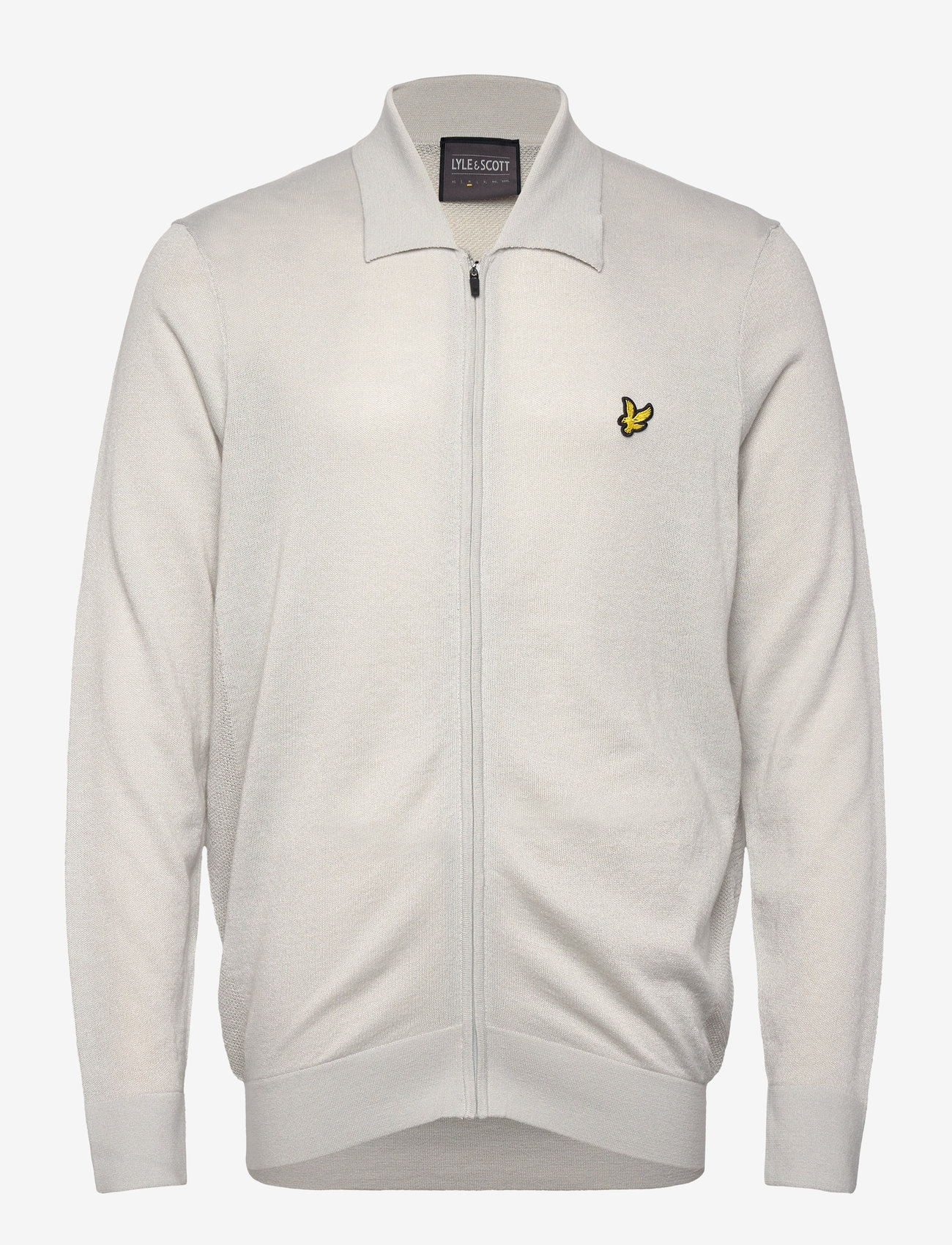 Lyle & Scott Sport - Lightweight Knitted Collared Cardigan - overdele - z04 pebble - 1