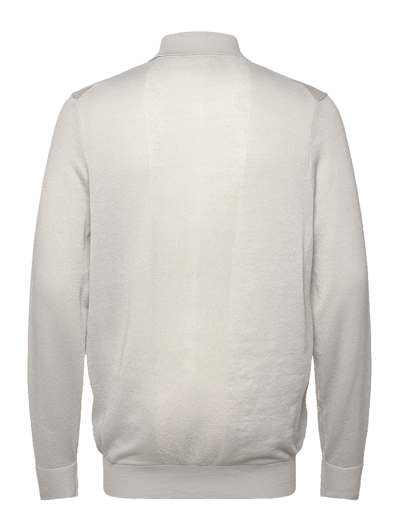 Lyle & Scott Sport - Lightweight Knitted Collared Cardigan - overdele - z04 pebble - 2