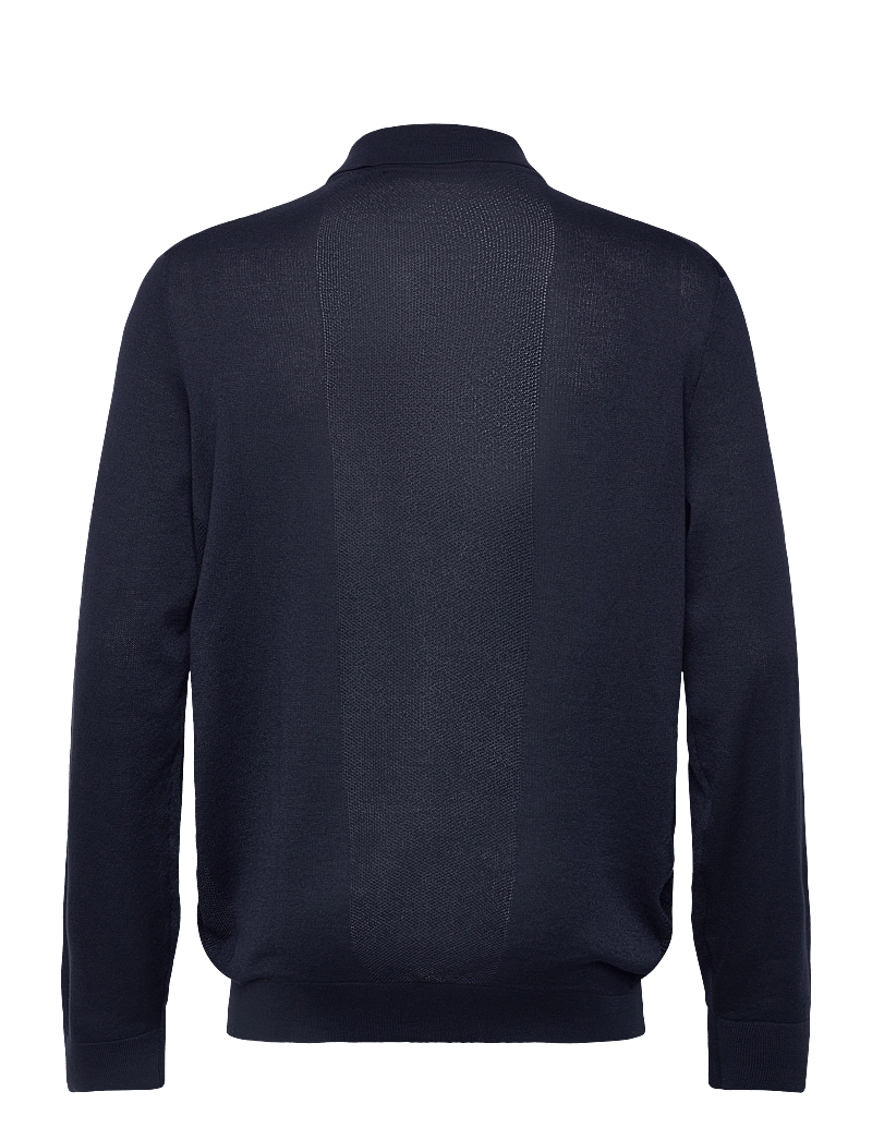 Lyle & Scott Sport - Lightweight Knitted Collared Cardigan - viršutinės dalies drabužiai - z271 dark navy - 2