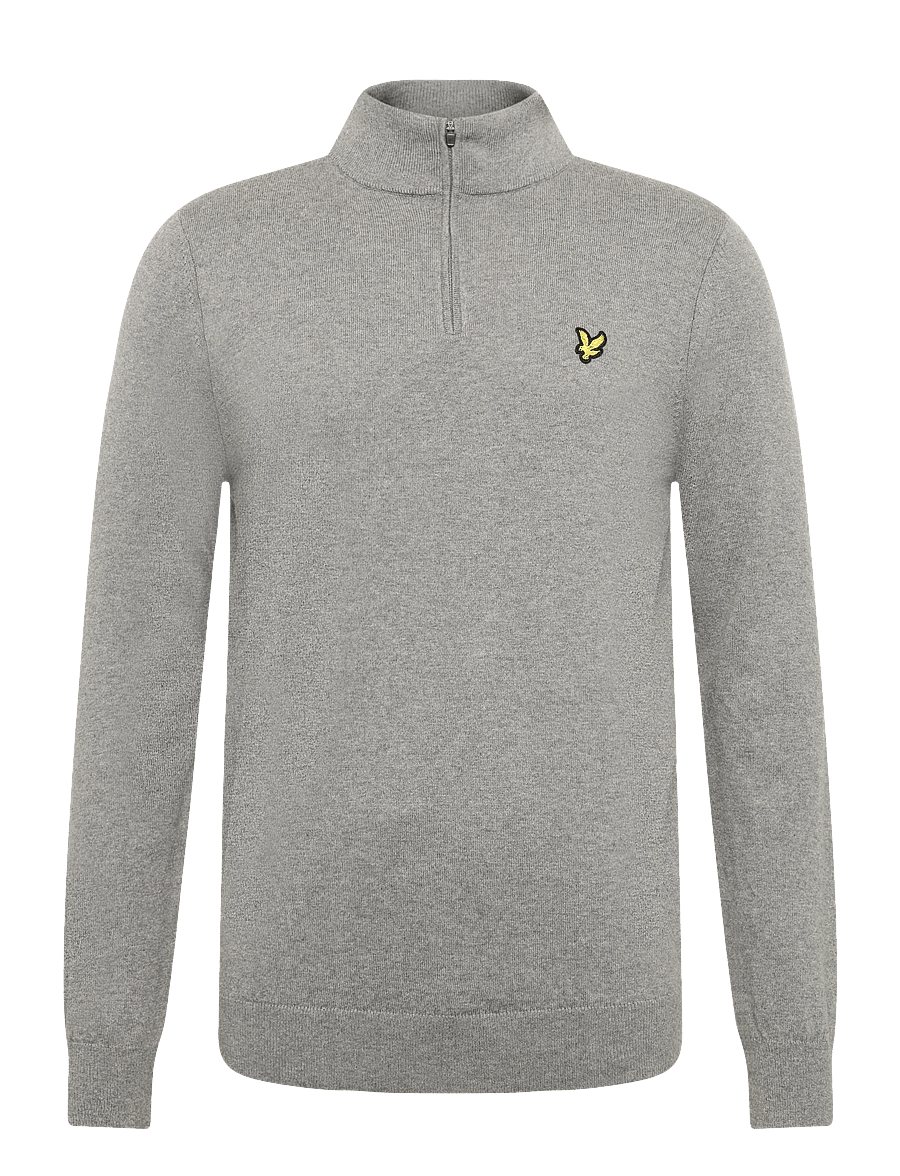 Lyle & Scott Sport - Golf Quarter Zip Jumper - Överdelar - mid grey marl - 0