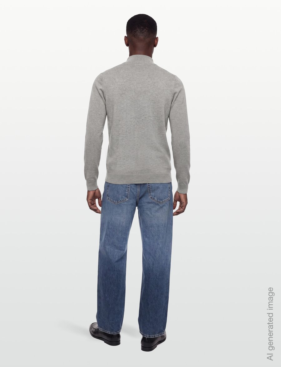 Lyle & Scott Sport - Golf Quarter Zip Jumper - oberteile - mid grey marl - 4