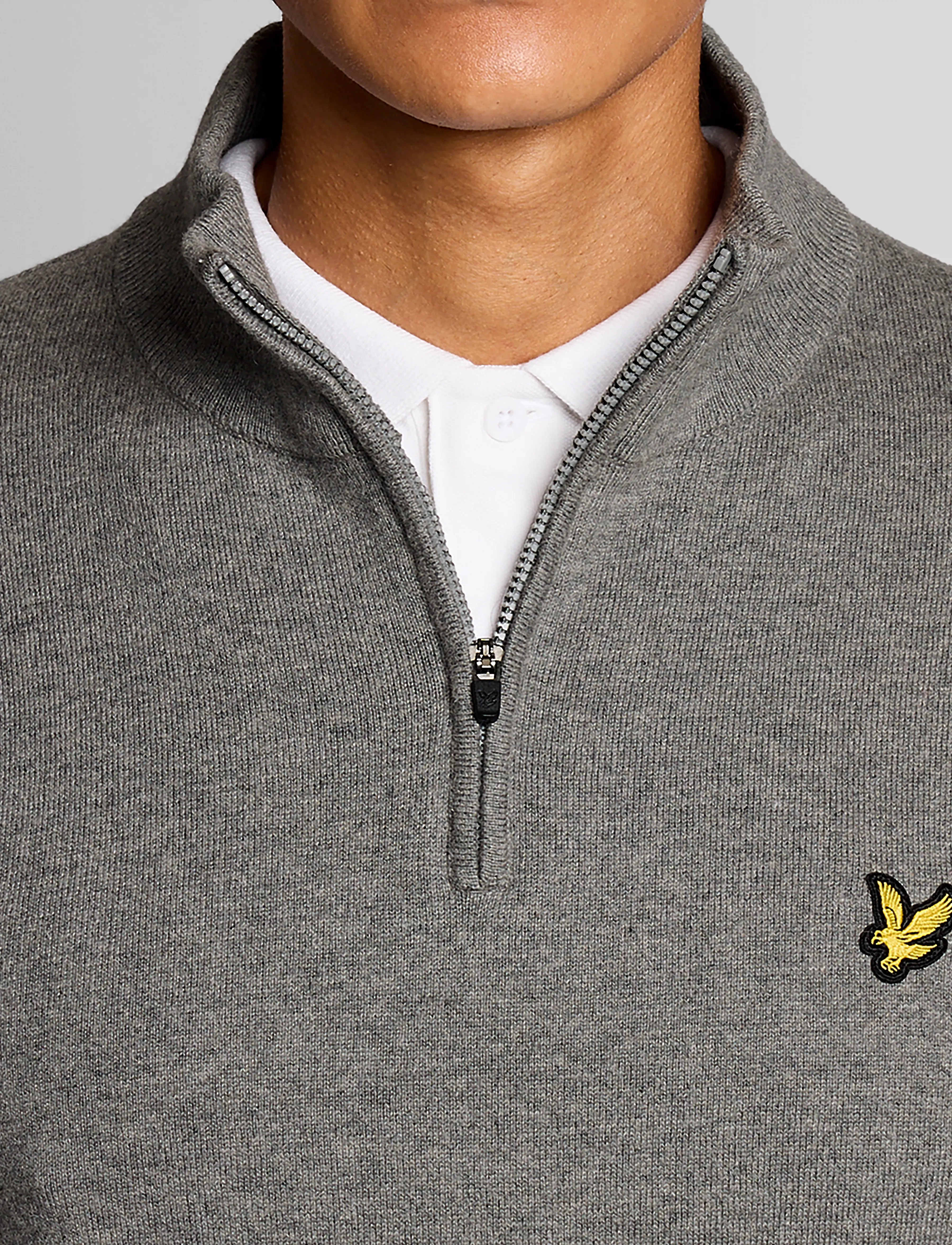 Lyle & Scott Sport - Golf Quarter Zip Jumper - sügisene kokkuhoid - mid grey marl - 5