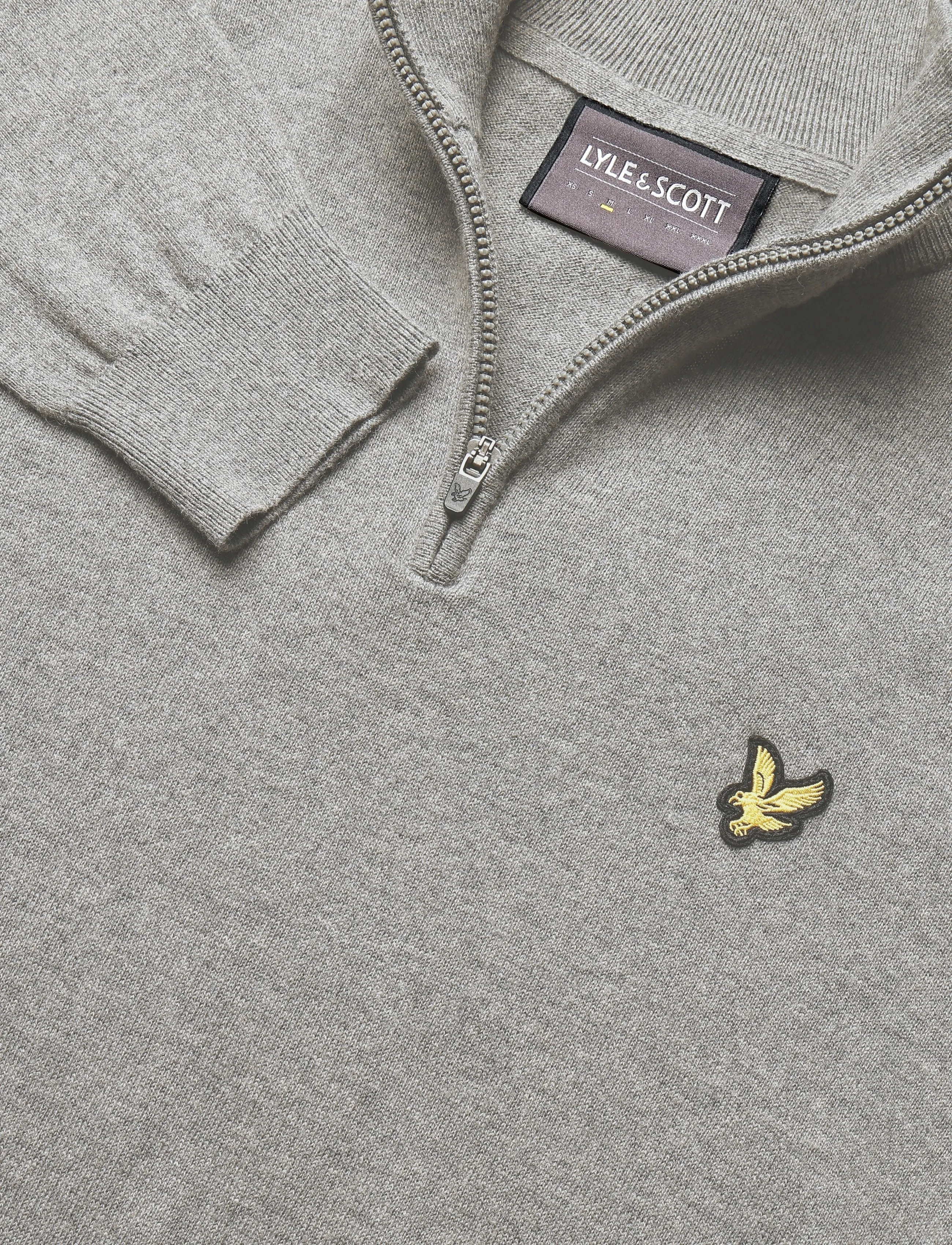 Lyle & Scott Sport - Golf Quarter Zip Jumper - Överdelar - mid grey marl - 2