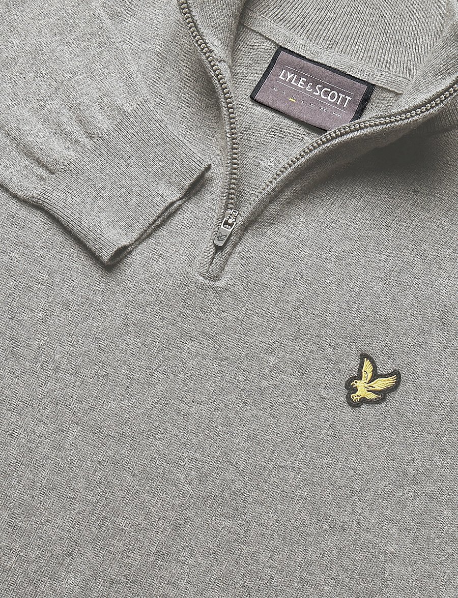 Lyle & Scott Sport - Golf Quarter Zip Jumper - Överdelar - mid grey marl - 2