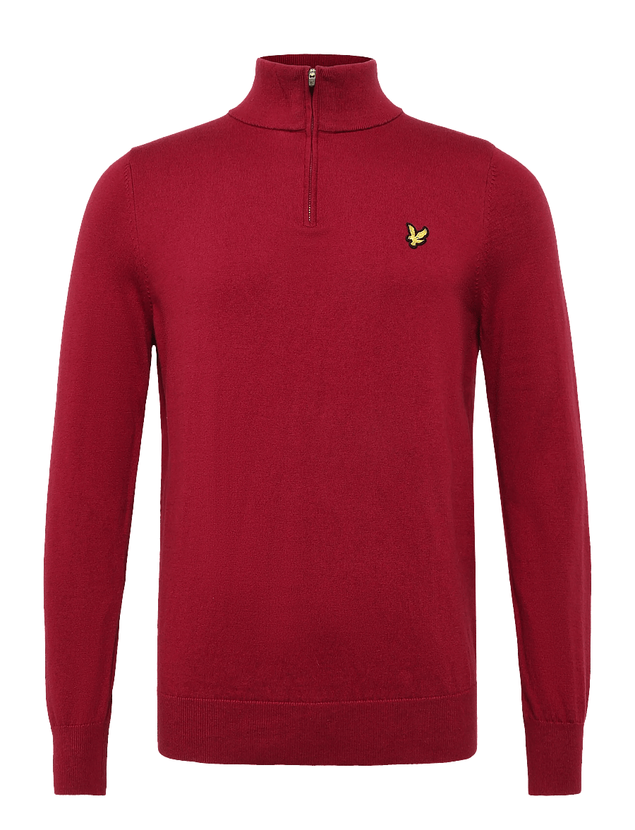 Lyle & Scott Sport - Golf Quarter Zip Jumper - oberteile - plum - 0