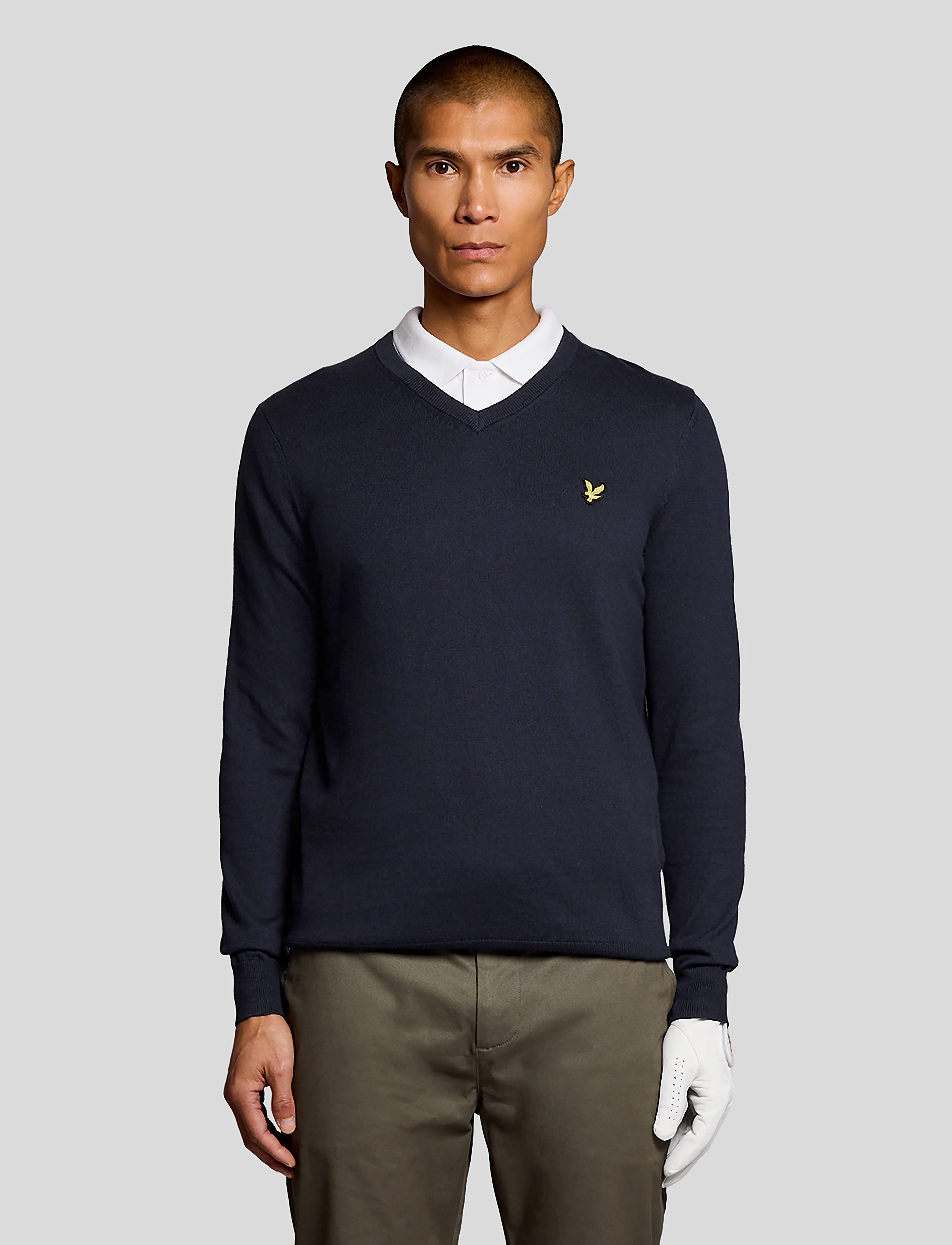 Lyle & Scott Sport Golf V Neck Pullover - Sweatshirts - DARK NAVY / navy