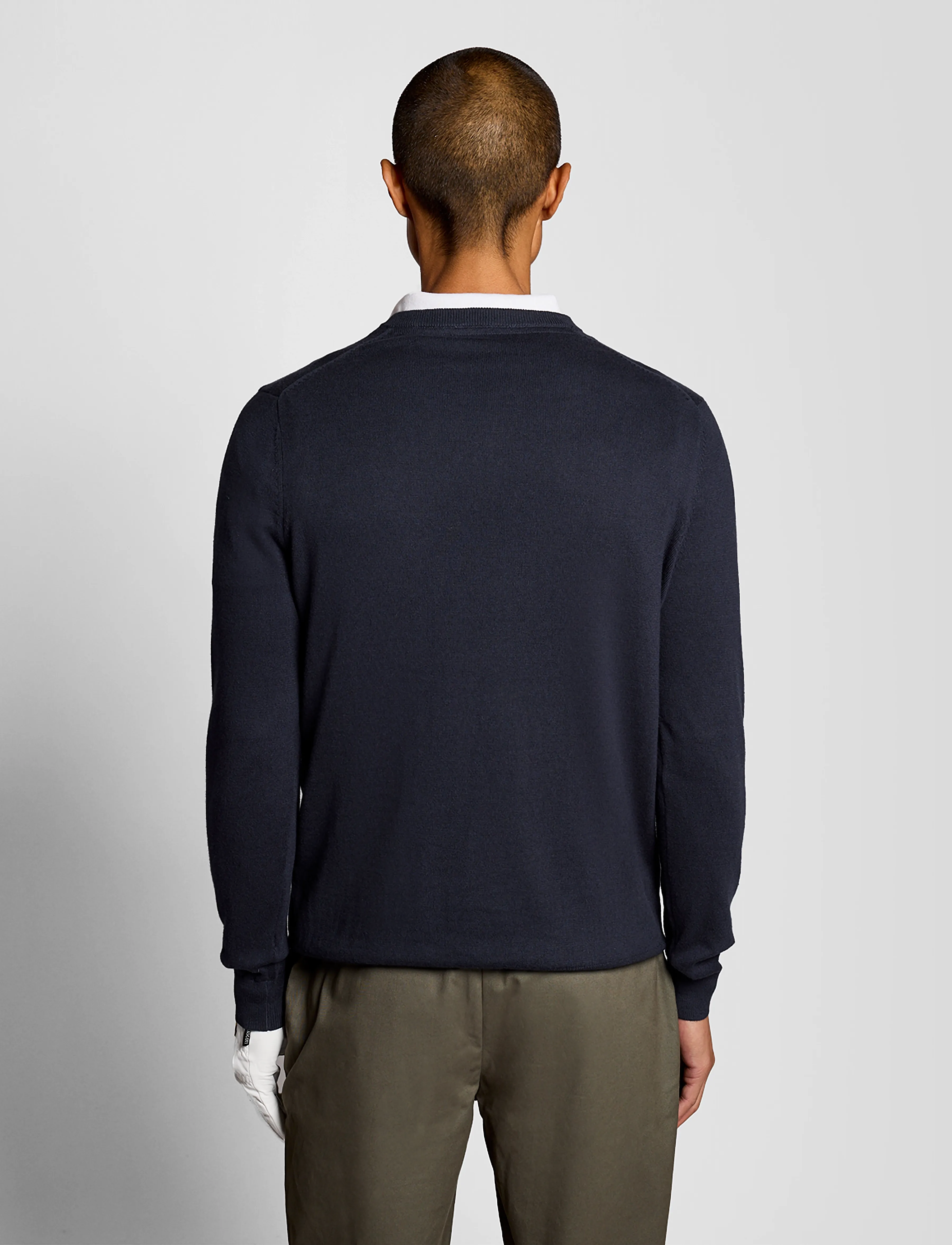 Lyle & Scott Sport - Golf V Neck Pullover - bluzy i swetry - dark navy - 3